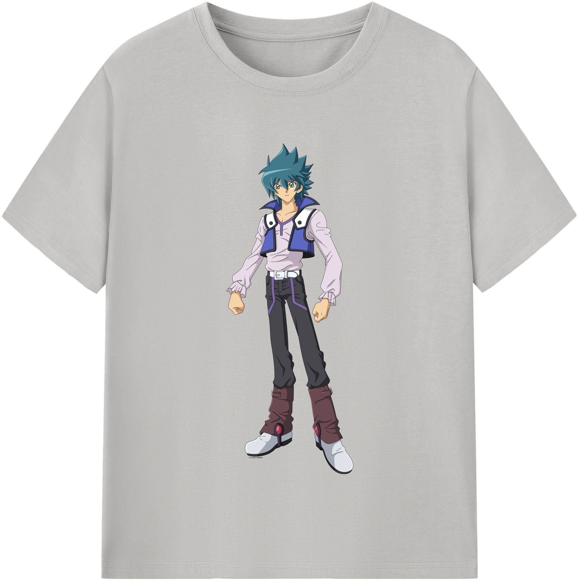 （画像用） 遊☆戯☆王 Yu-Gi-Oh! レディースカジュアルプリントTシャツ（綿100％）