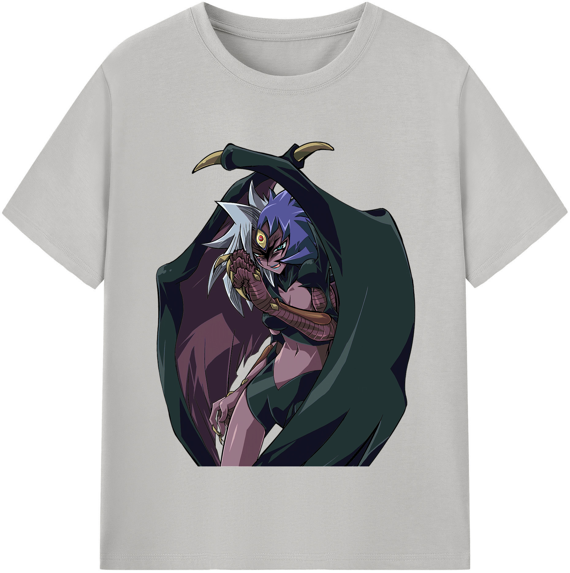（画像用） 遊☆戯☆王 Yu-Gi-Oh! レディースカジュアルプリントTシャツ（綿100％）