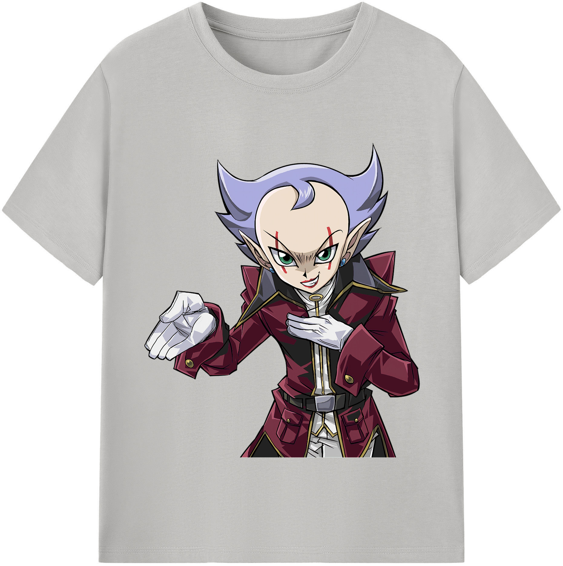 （画像用） 遊☆戯☆王 Yu-Gi-Oh! レディースカジュアルプリントTシャツ（綿100％）