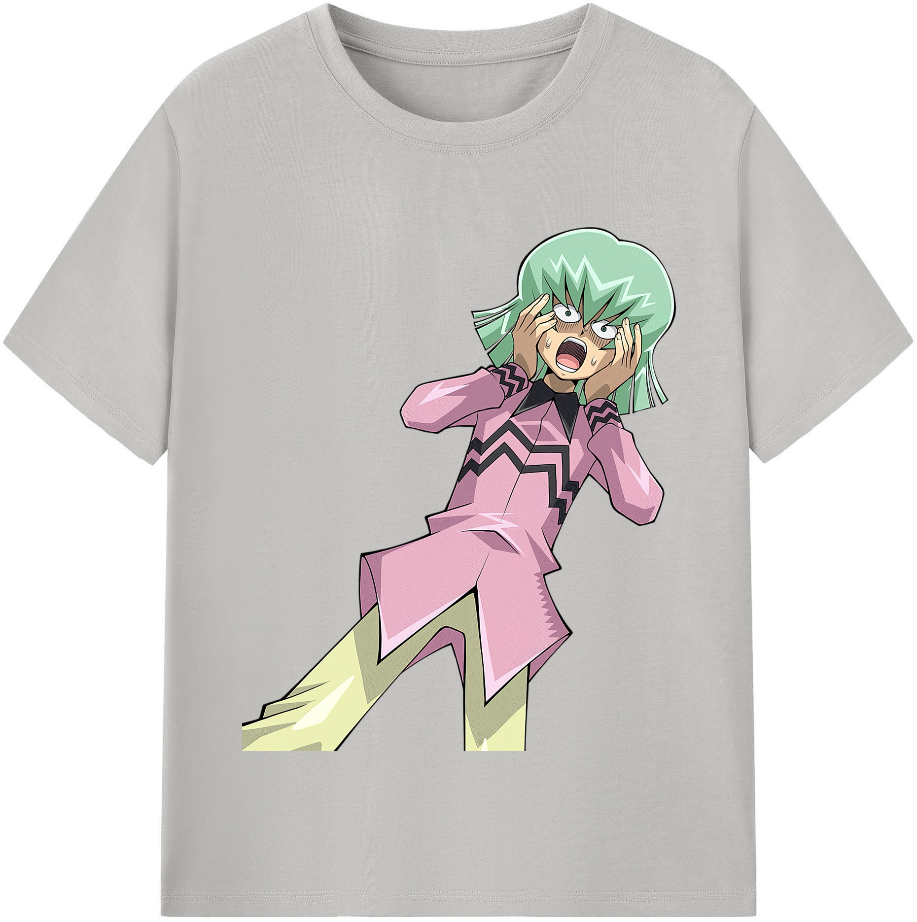 （画像用） 遊☆戯☆王 Yu-Gi-Oh! レディースカジュアルプリントTシャツ（綿100％）