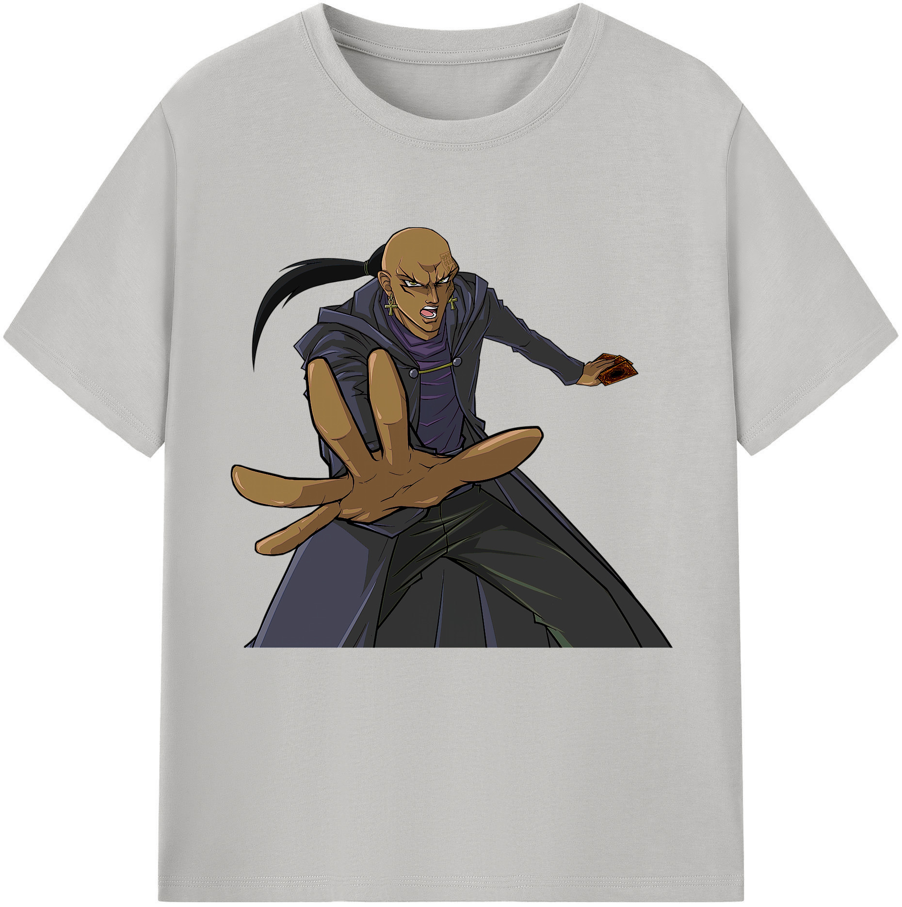 （画像用） 遊☆戯☆王 Yu-Gi-Oh! レディースカジュアルプリントTシャツ（綿100％）