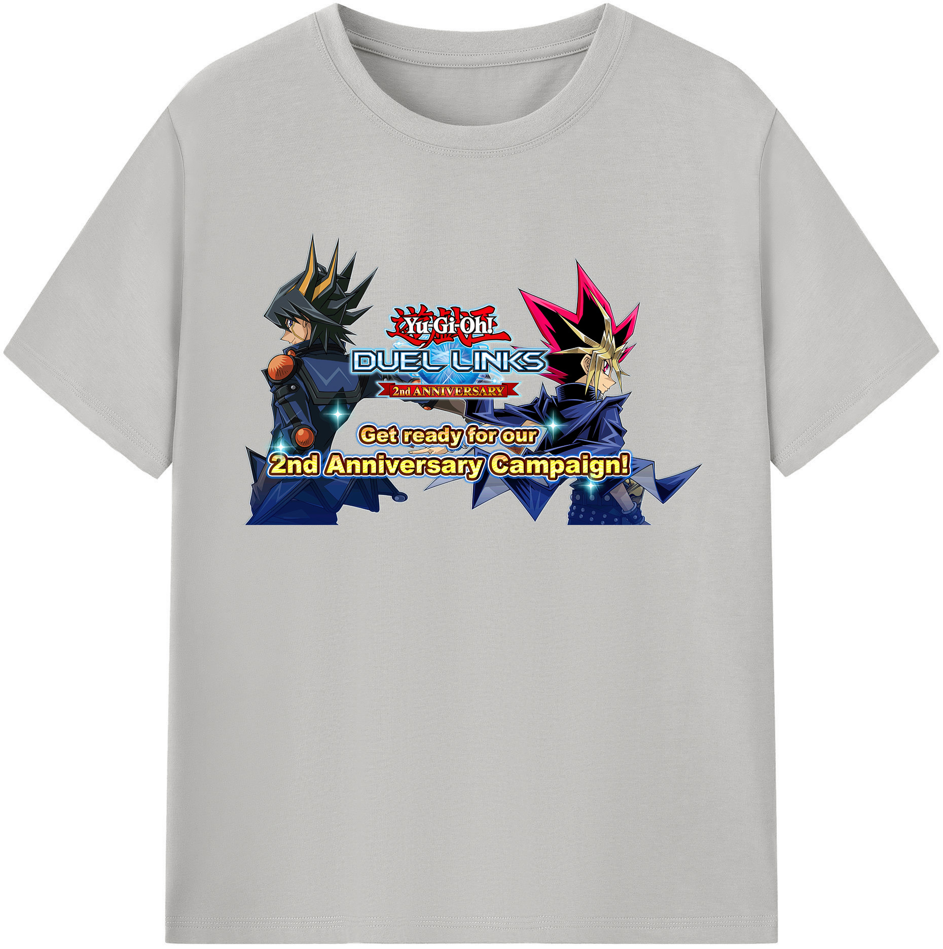 （画像用） 遊☆戯☆王 Yu-Gi-Oh! レディースカジュアルプリントTシャツ（綿100％）