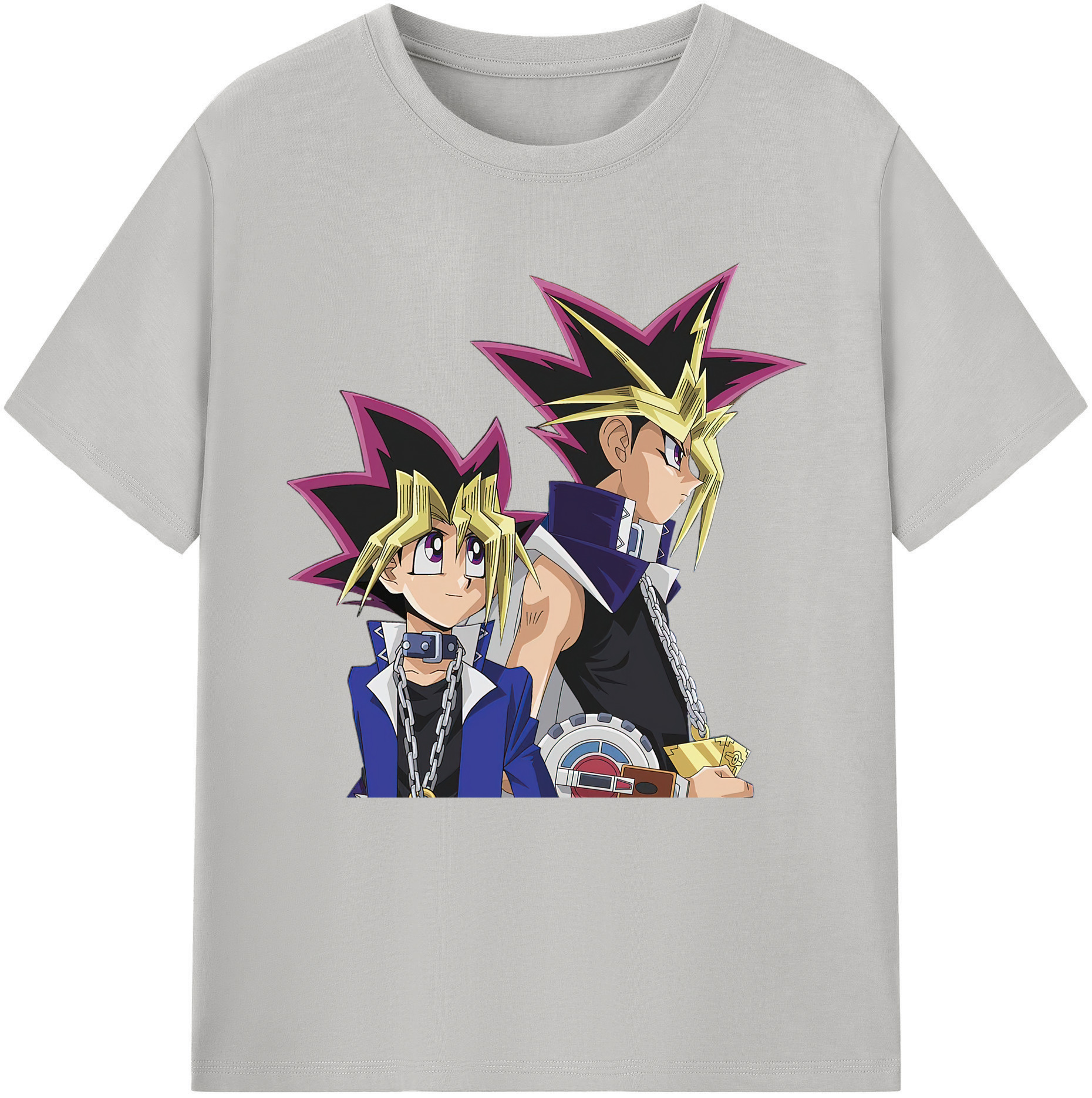 （画像用） 遊☆戯☆王 Yu-Gi-Oh! レディースカジュアルプリントTシャツ（綿100％）