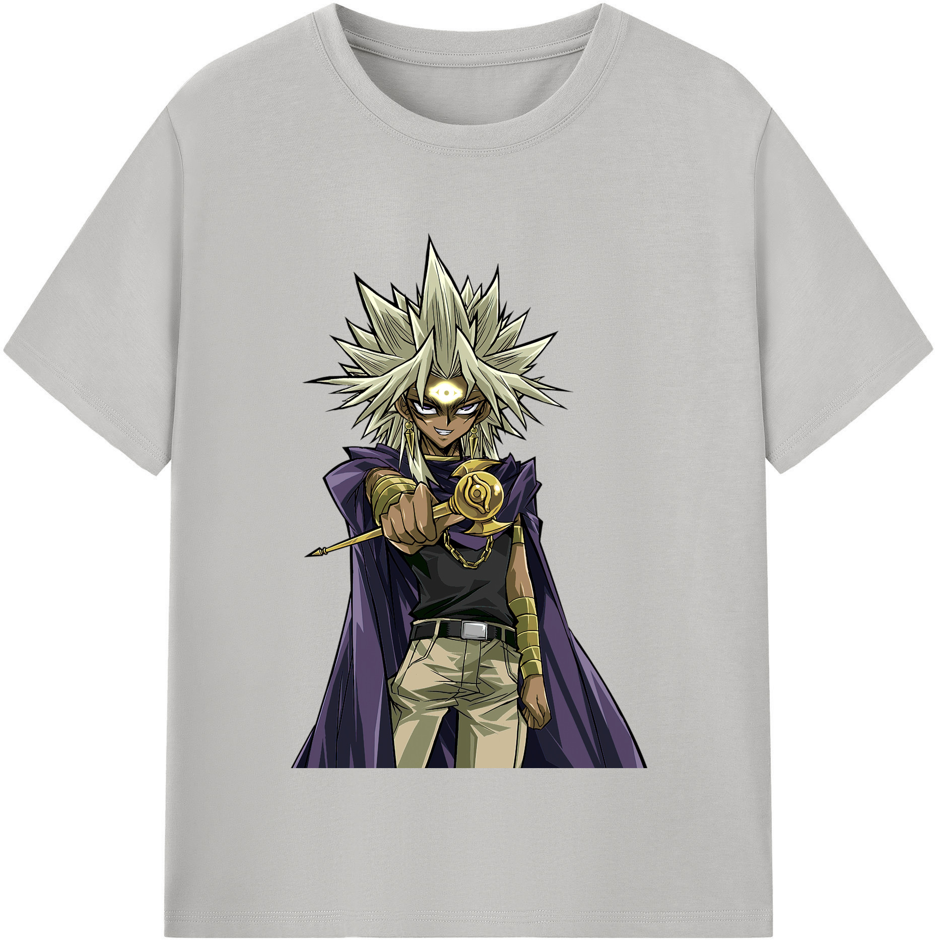 （画像用） 遊☆戯☆王 Yu-Gi-Oh! レディースカジュアルプリントTシャツ（綿100％）