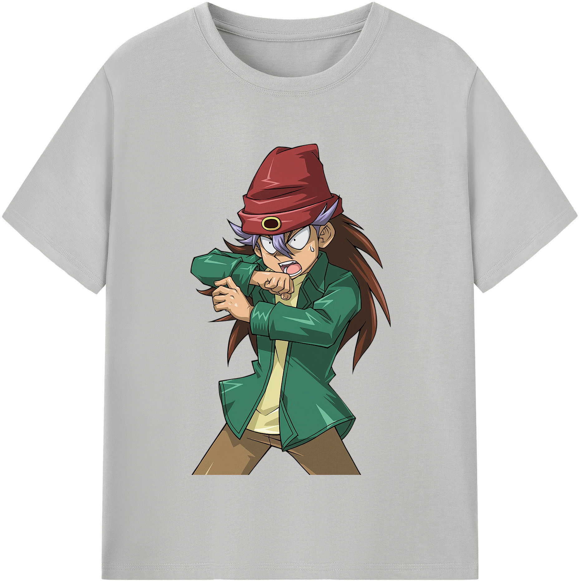 （画像用） 遊☆戯☆王 Yu-Gi-Oh! レディースカジュアルプリントTシャツ（綿100％）