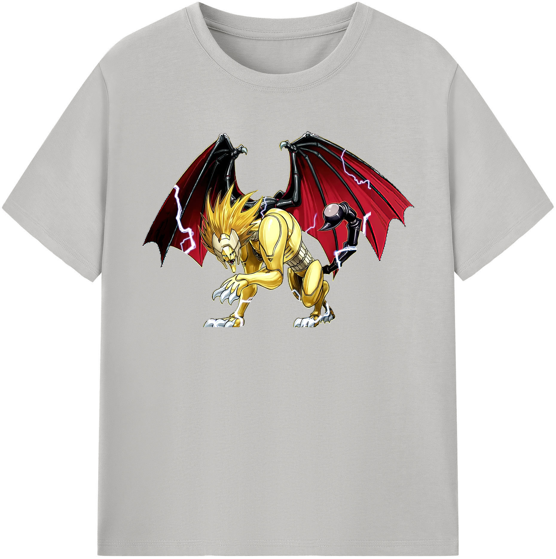 （画像用） 遊☆戯☆王 Yu-Gi-Oh! レディースカジュアルプリントTシャツ（綿100％）