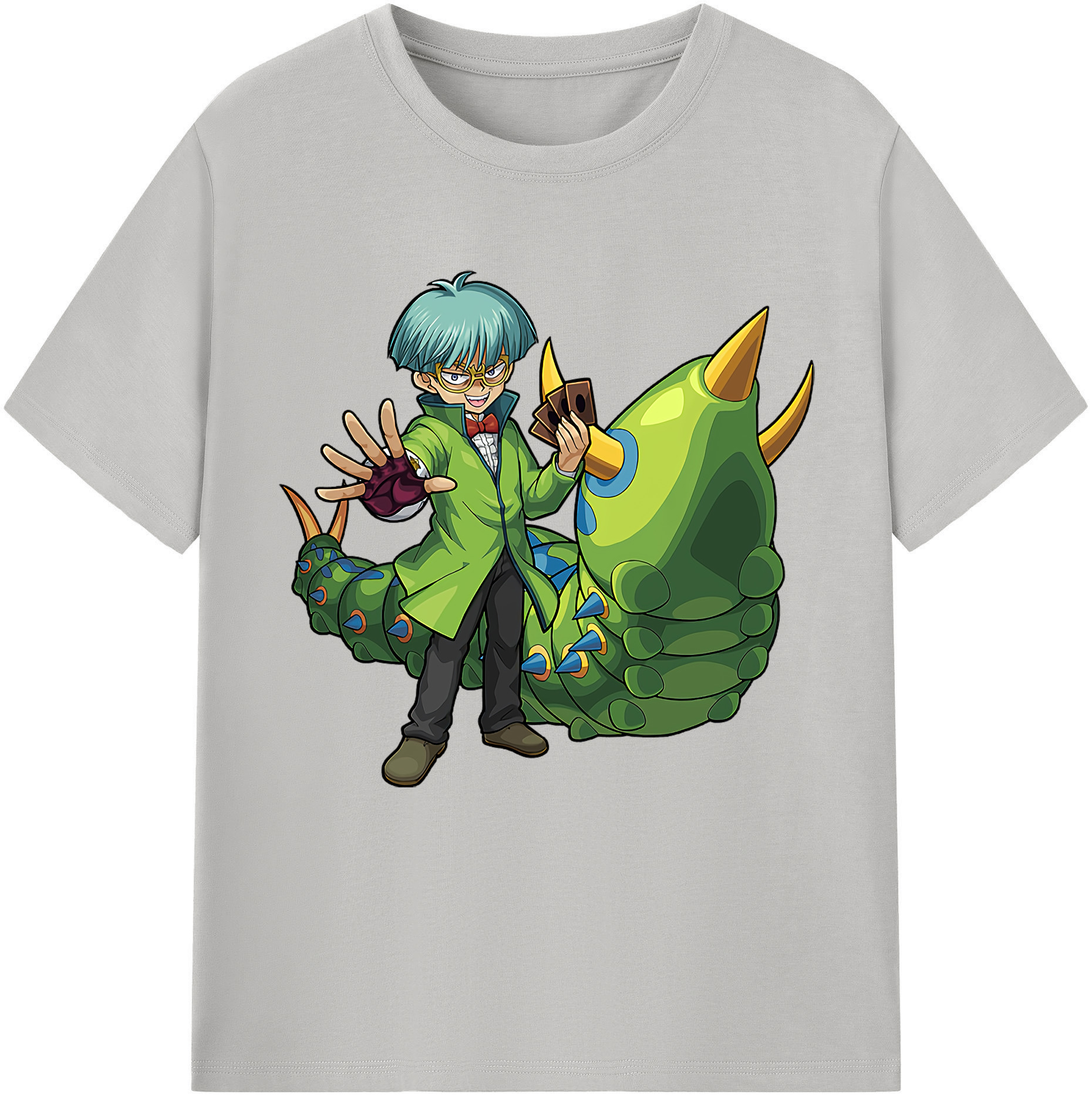 （画像用） 遊☆戯☆王 Yu-Gi-Oh! レディースカジュアルプリントTシャツ（綿100％）