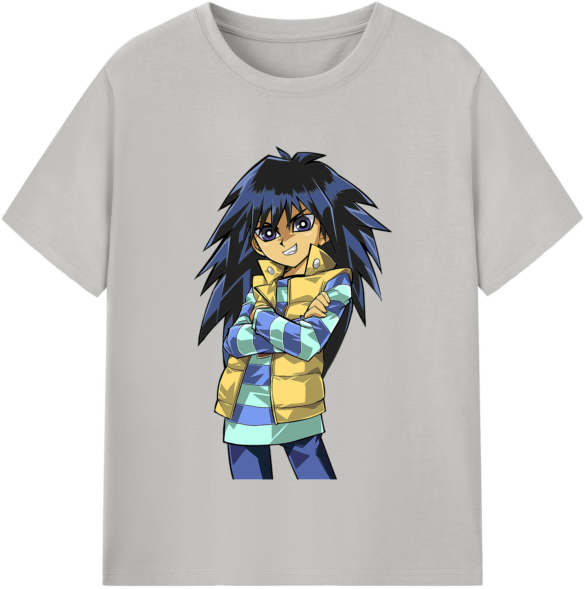 （画像用） 遊☆戯☆王 Yu-Gi-Oh! レディースカジュアルプリントTシャツ（綿100％）