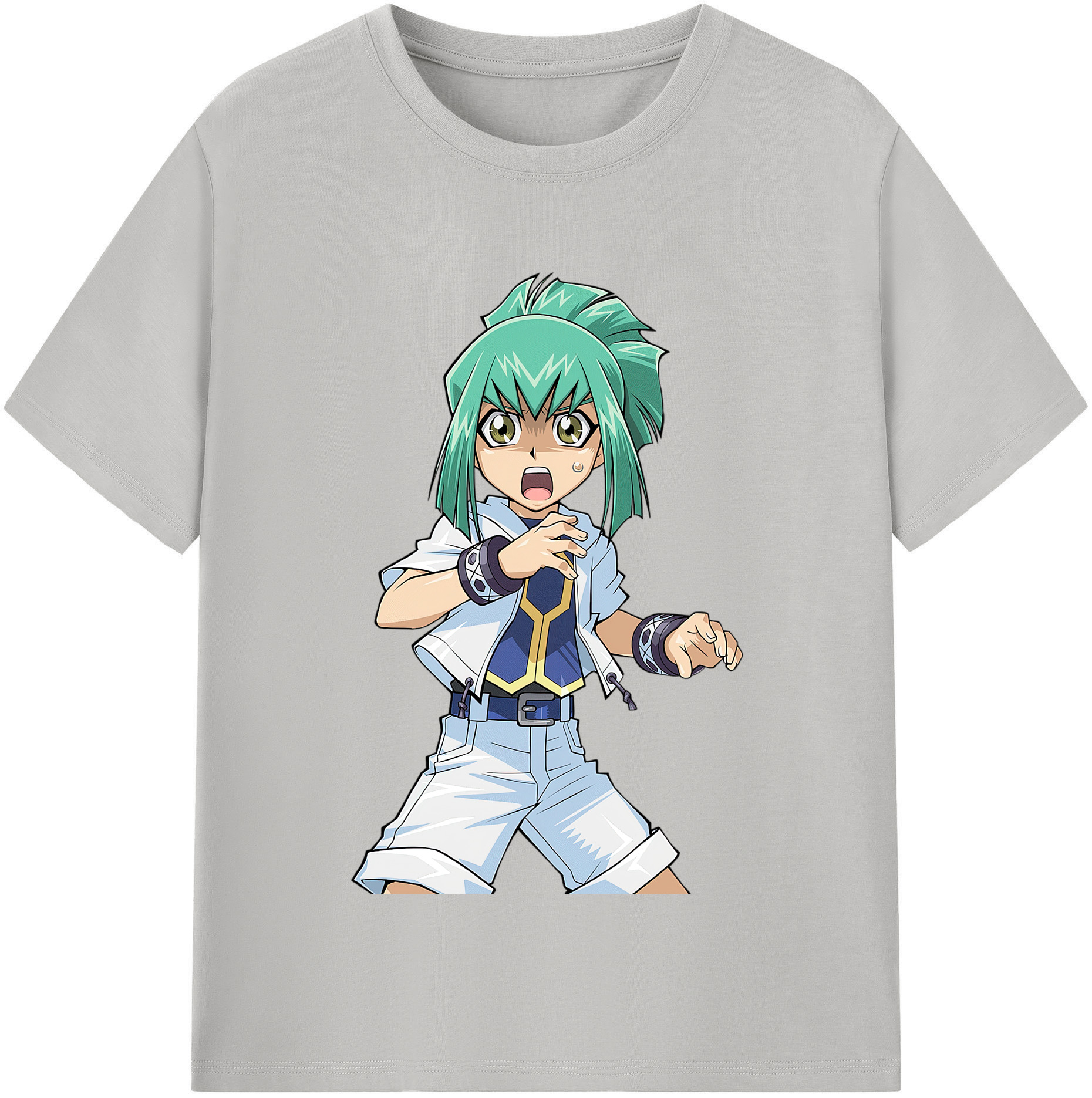 （画像用） 遊☆戯☆王 Yu-Gi-Oh! レディースカジュアルプリントTシャツ（綿100％）