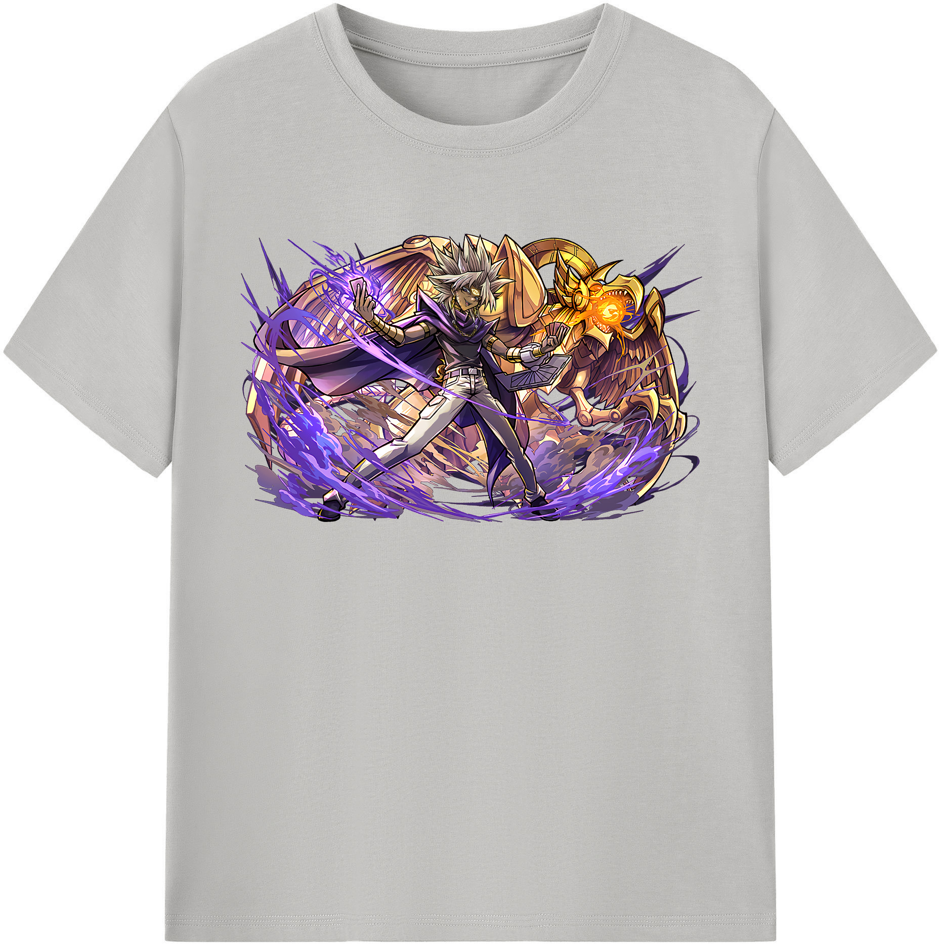（画像用） 遊☆戯☆王 Yu-Gi-Oh! レディースカジュアルプリントTシャツ（綿100％）