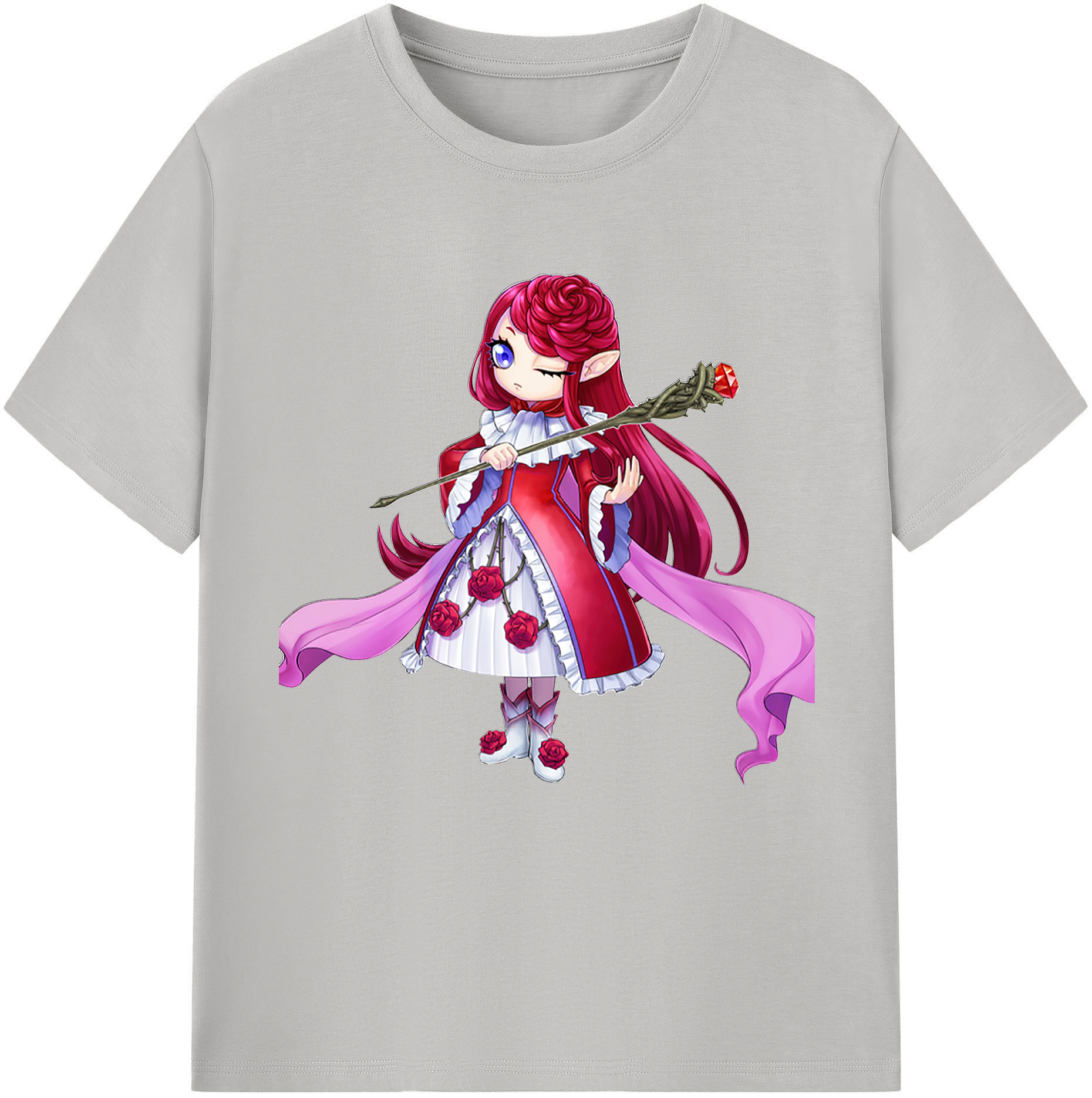 （画像用） 遊☆戯☆王 Yu-Gi-Oh! レディースカジュアルプリントTシャツ（綿100％）