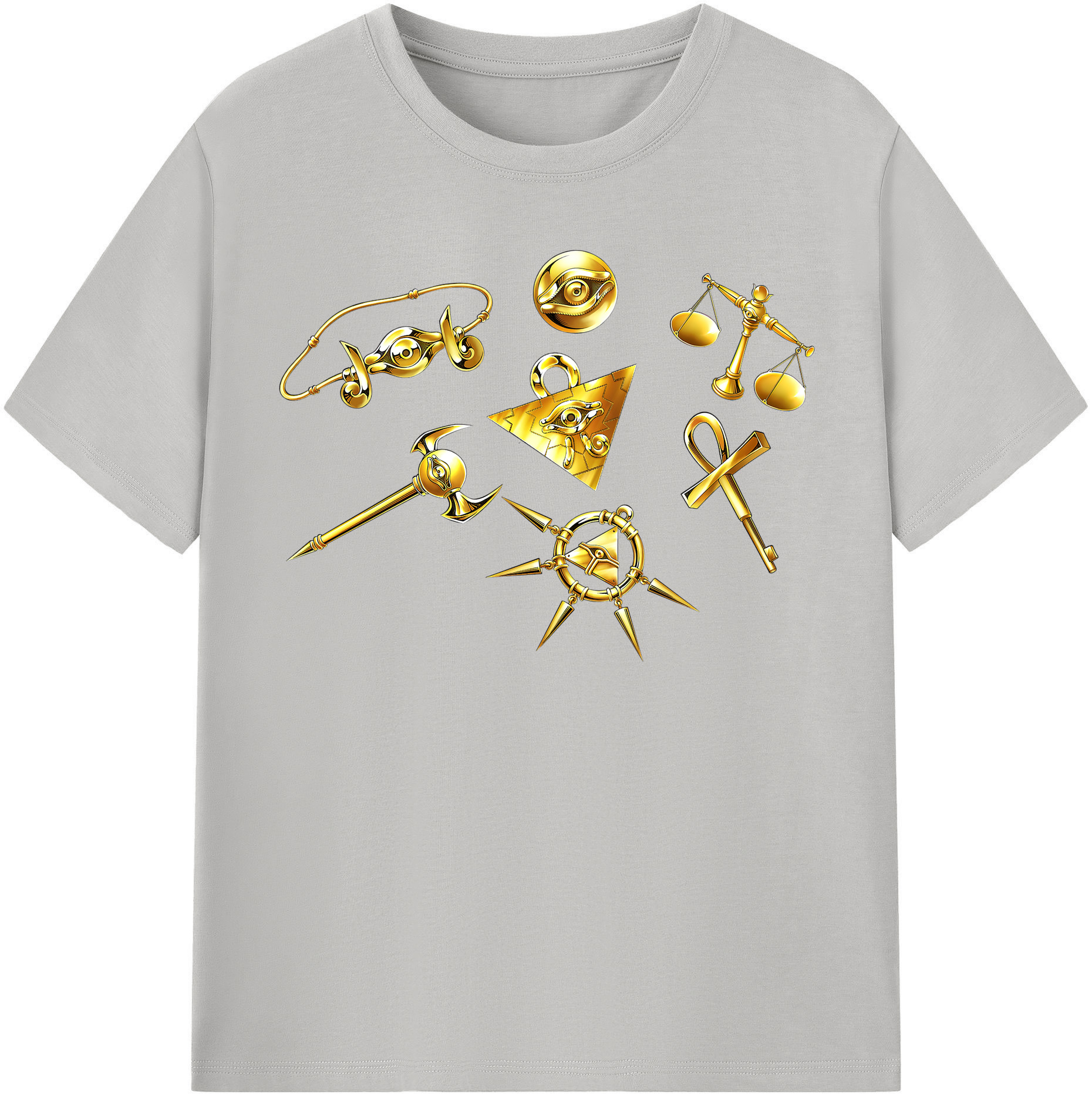 （画像用） 遊☆戯☆王 Yu-Gi-Oh! レディースカジュアルプリントTシャツ（綿100％）