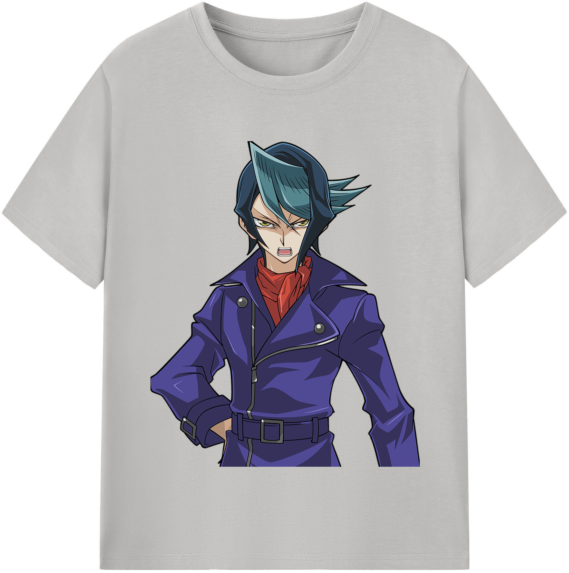 （画像用） 遊☆戯☆王 Yu-Gi-Oh! レディースカジュアルプリントTシャツ（綿100％）