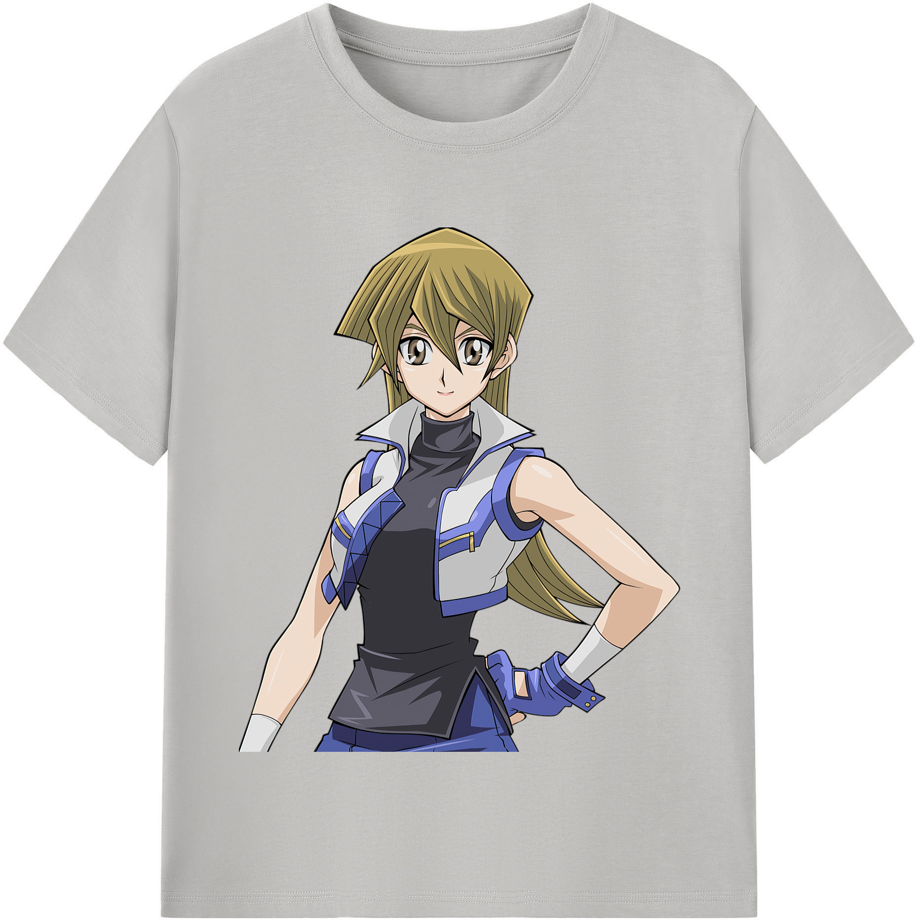（画像用） 遊☆戯☆王 Yu-Gi-Oh! レディースカジュアルプリントTシャツ（綿100％）