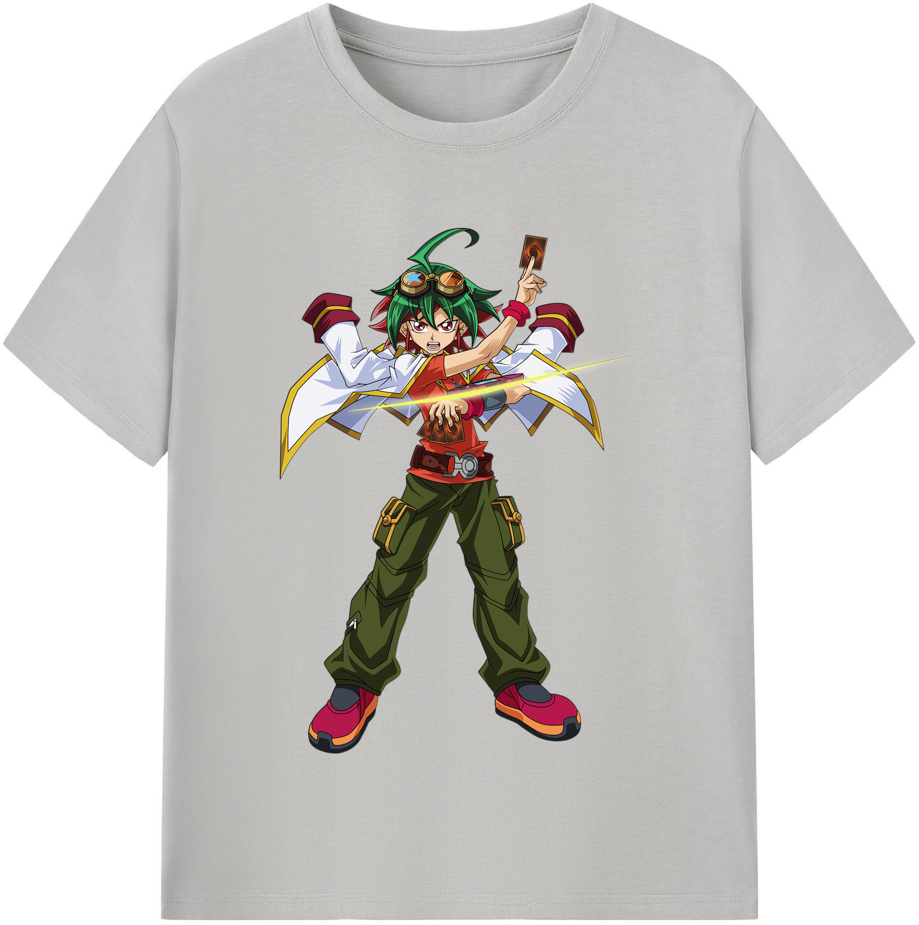 （画像用） 遊☆戯☆王 Yu-Gi-Oh! レディースカジュアルプリントTシャツ（綿100％）