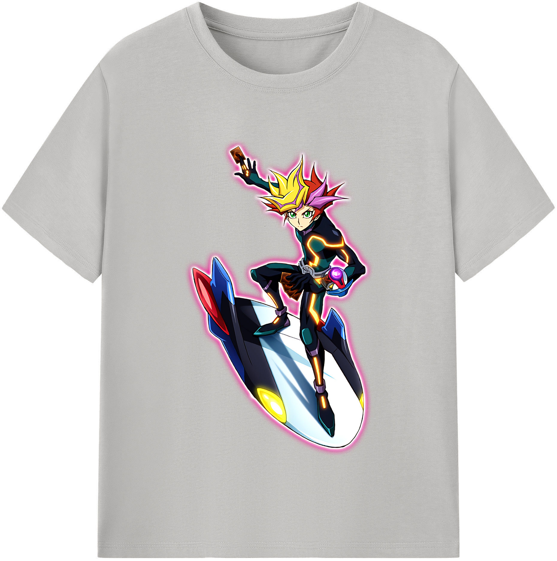 （画像用） 遊☆戯☆王 Yu-Gi-Oh! レディースカジュアルプリントTシャツ（綿100％）
