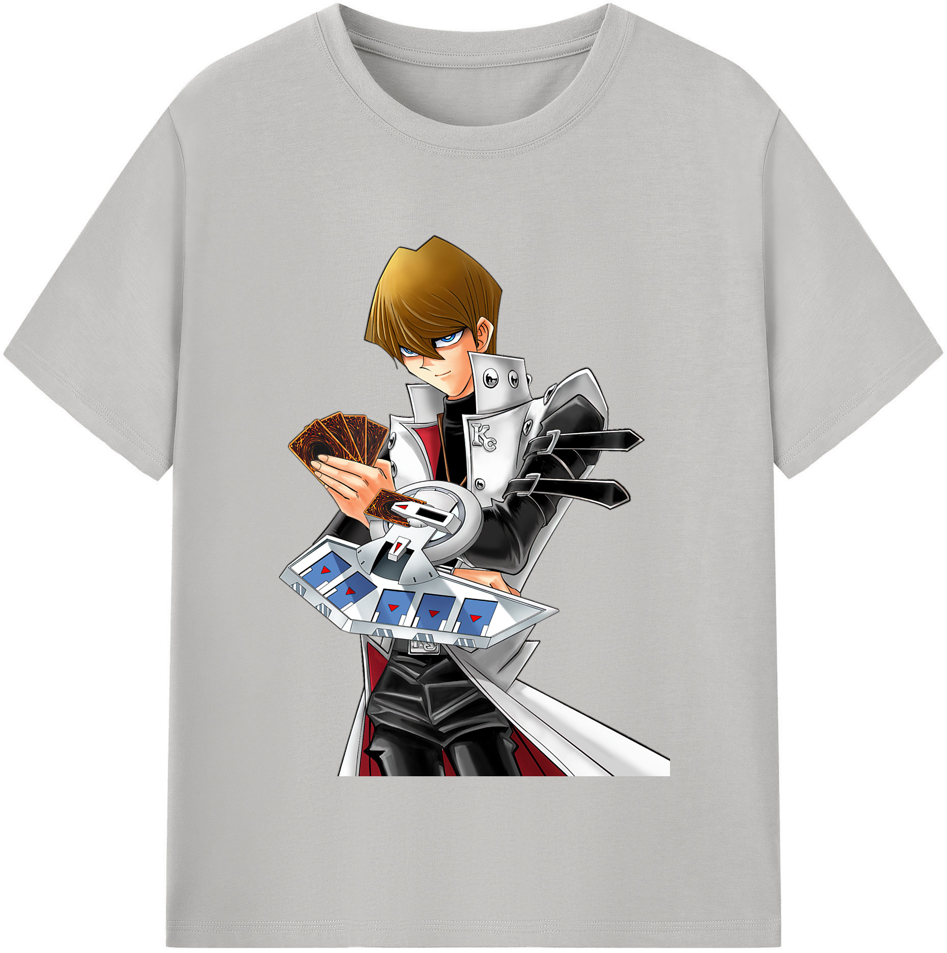 （画像用） 遊☆戯☆王 Yu-Gi-Oh! レディースカジュアルプリントTシャツ（綿100％）