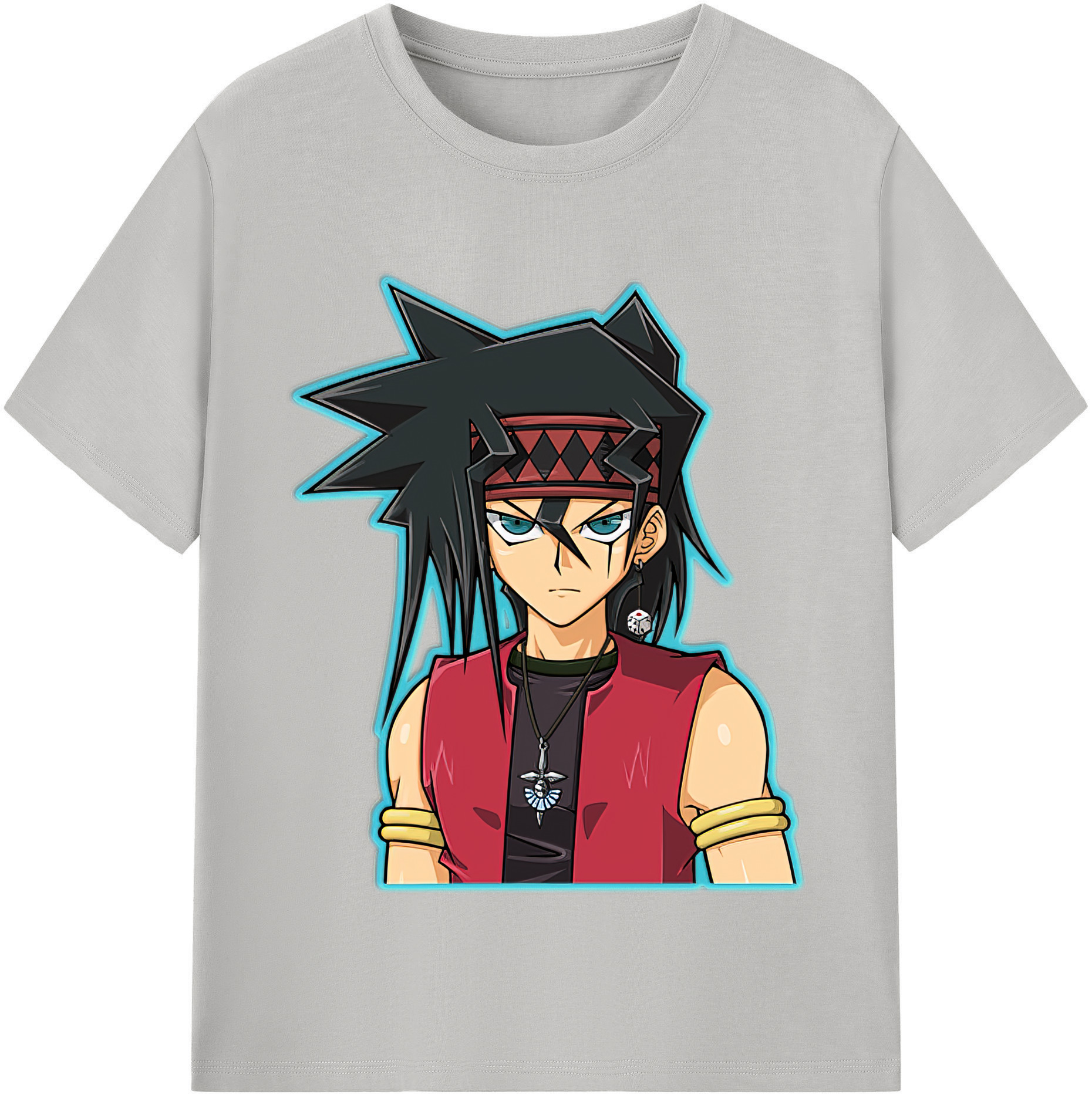 （画像用） 遊☆戯☆王 Yu-Gi-Oh! レディースカジュアルプリントTシャツ（綿100％）