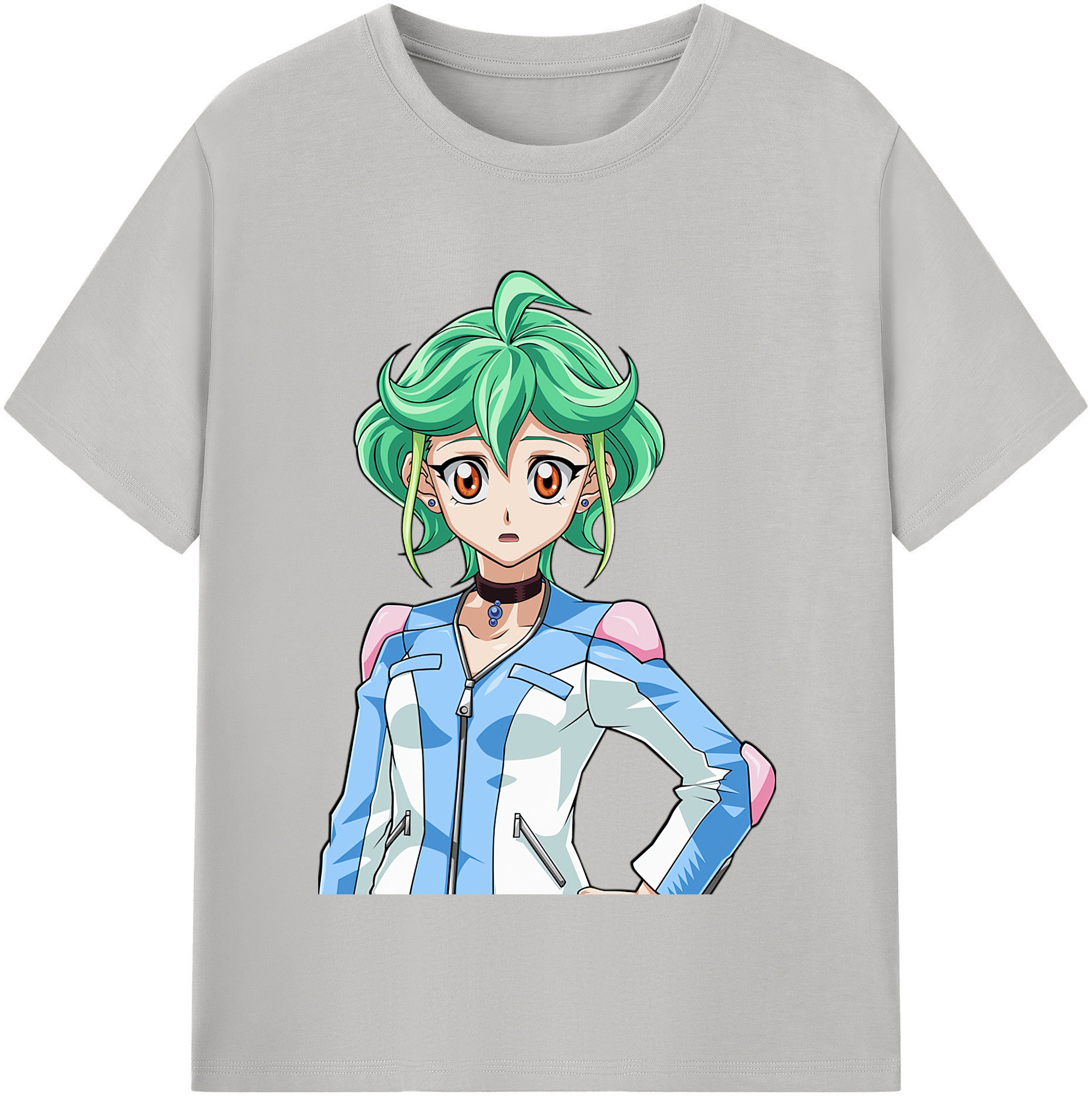 （画像用） 遊☆戯☆王 Yu-Gi-Oh! レディースカジュアルプリントTシャツ（綿100％）