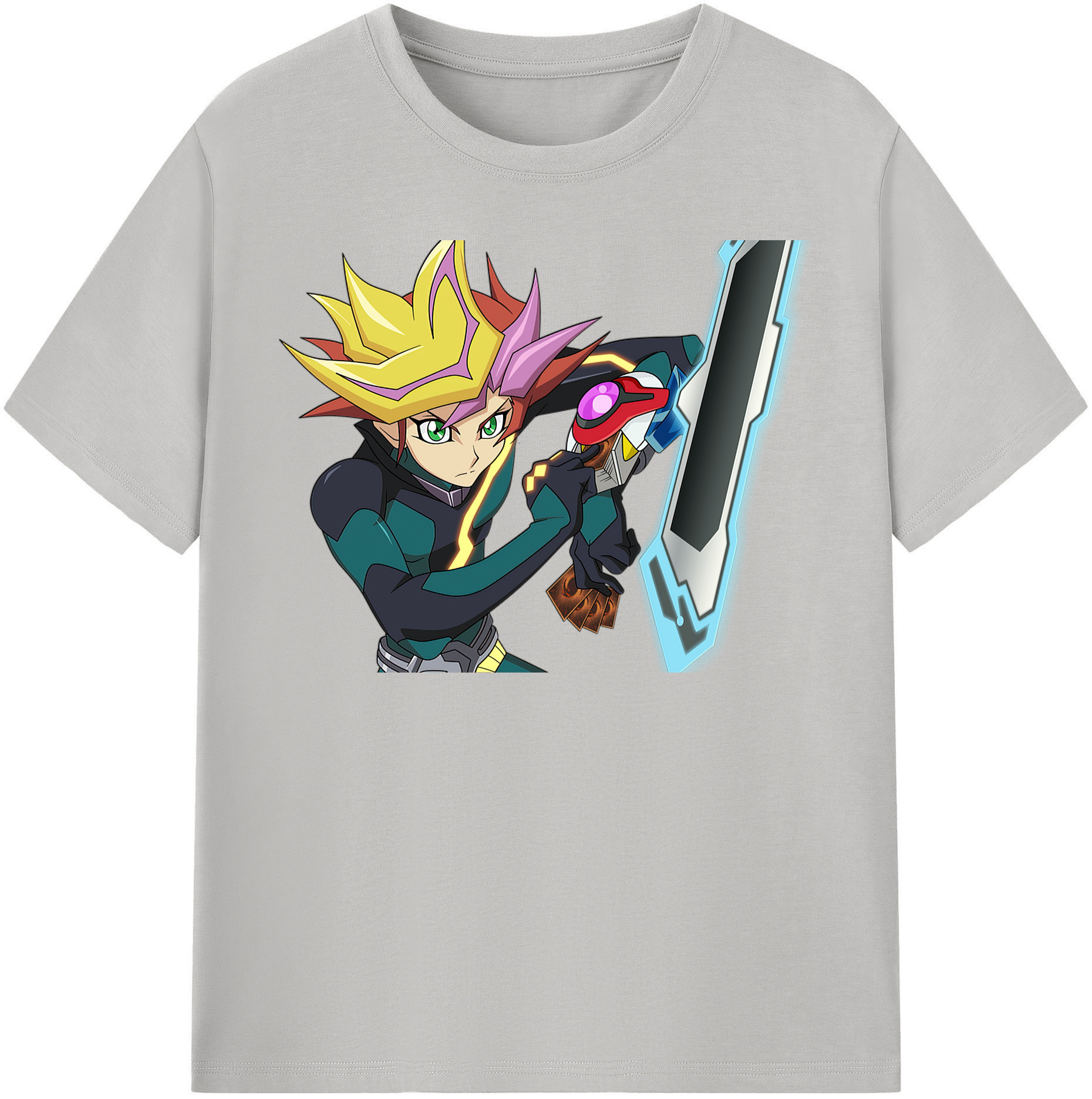 （画像用） 遊☆戯☆王 Yu-Gi-Oh! レディースカジュアルプリントTシャツ（綿100％）