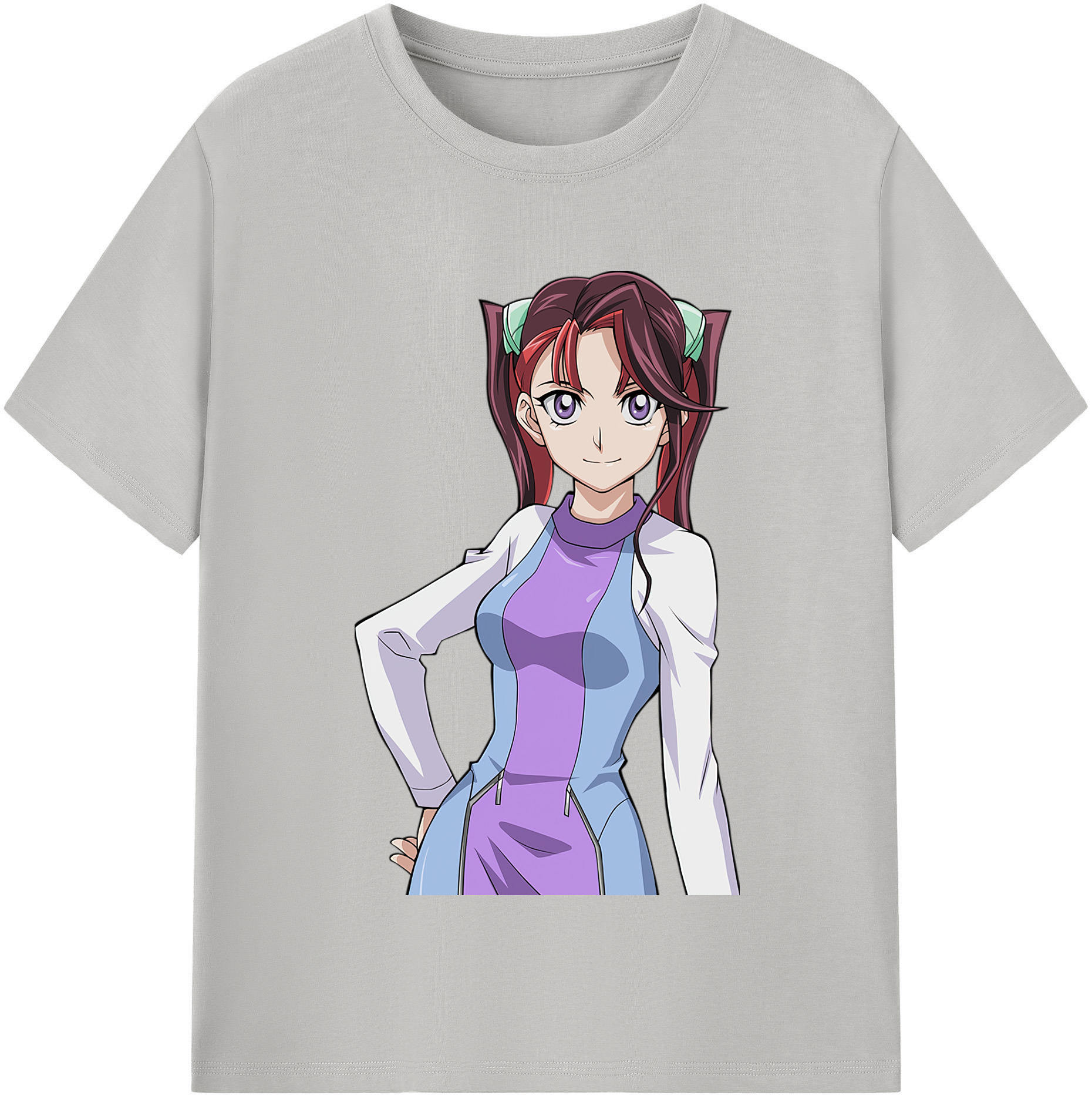 （画像用） 遊☆戯☆王 Yu-Gi-Oh! レディースカジュアルプリントTシャツ（綿100％）
