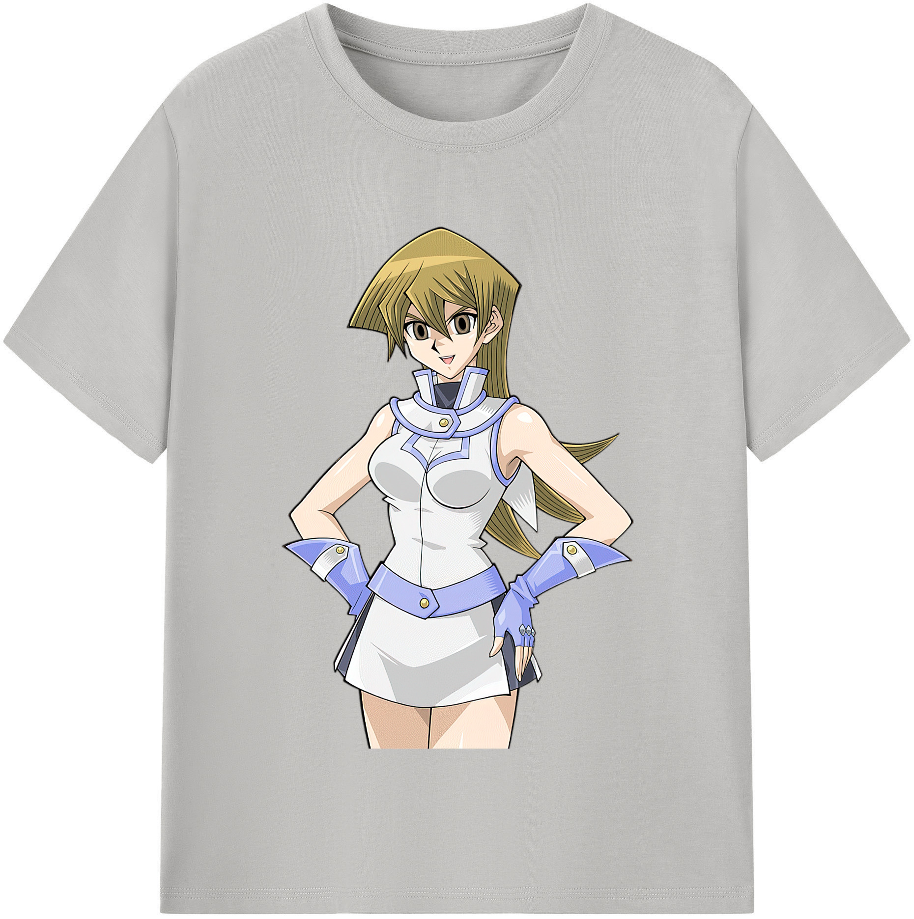（画像用） 遊☆戯☆王 Yu-Gi-Oh! レディースカジュアルプリントTシャツ（綿100％）