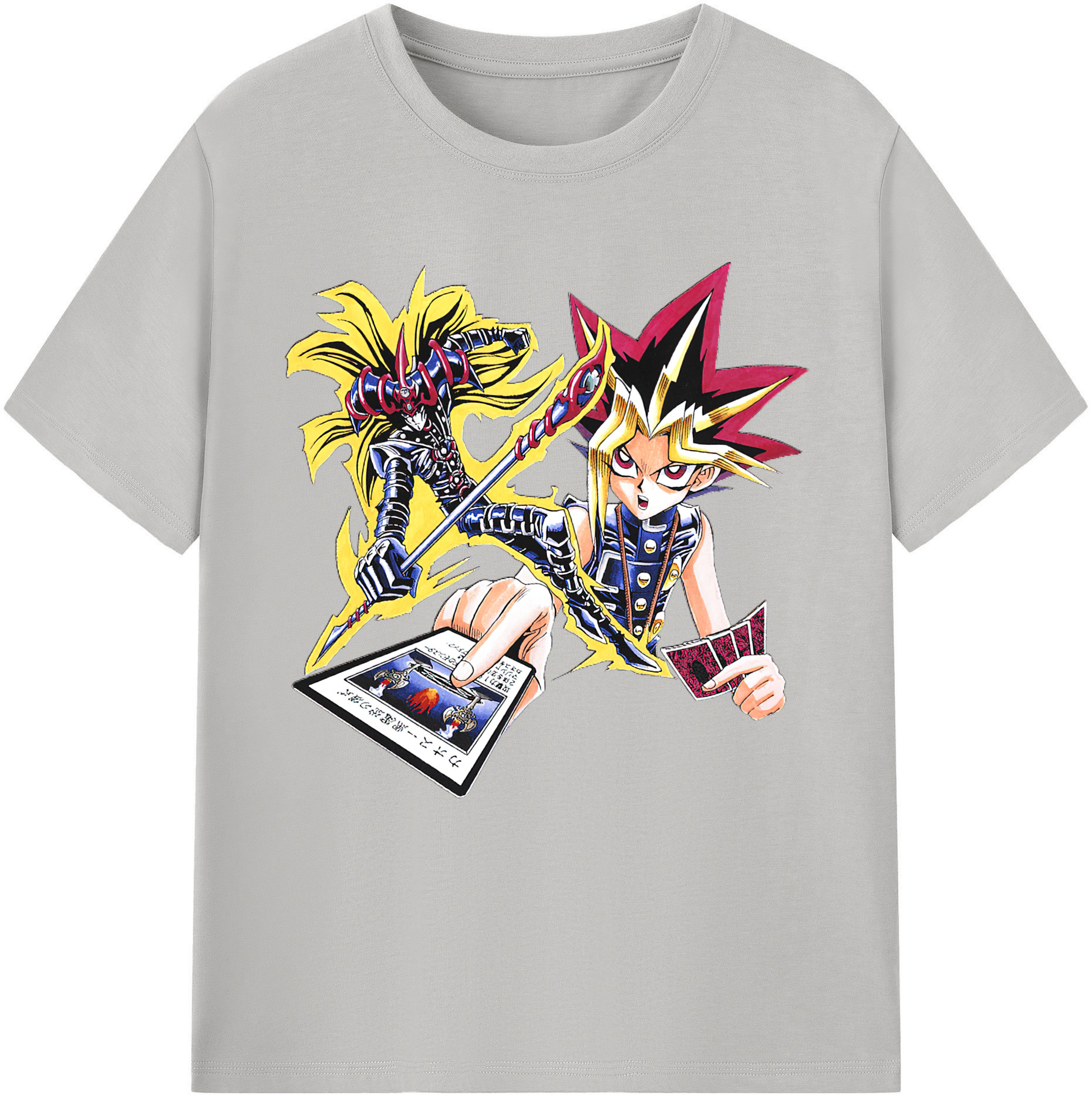 （画像用） 遊☆戯☆王 Yu-Gi-Oh! レディースカジュアルプリントTシャツ（綿100％）