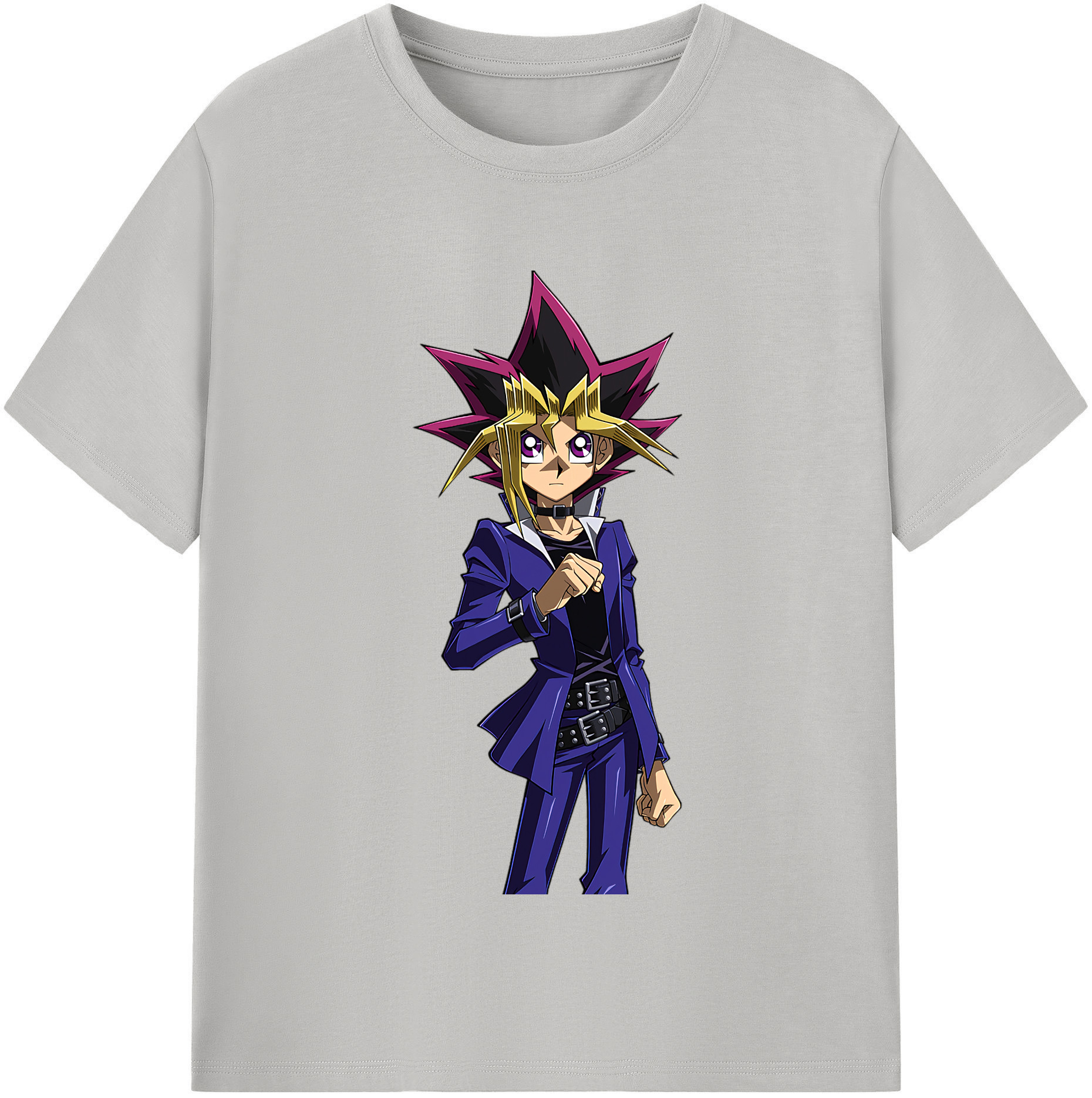 （画像用） 遊☆戯☆王 Yu-Gi-Oh! レディースカジュアルプリントTシャツ（綿100％）