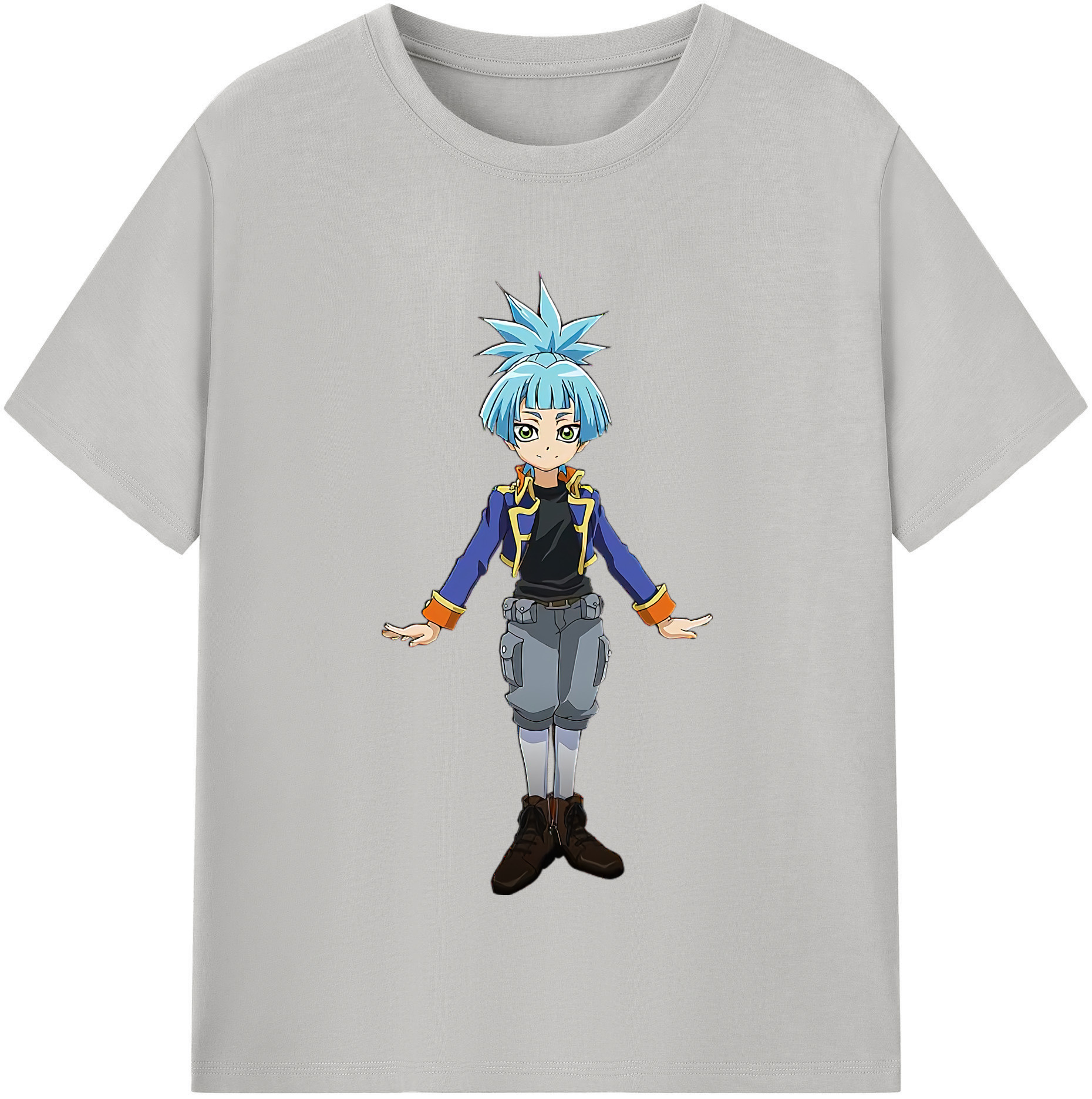 （画像用） 遊☆戯☆王 Yu-Gi-Oh! レディースカジュアルプリントTシャツ（綿100％）