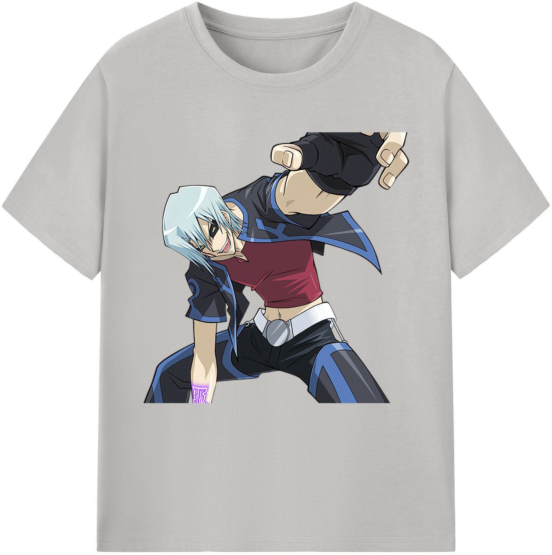 （画像用） 遊☆戯☆王 Yu-Gi-Oh! レディースカジュアルプリントTシャツ（綿100％）
