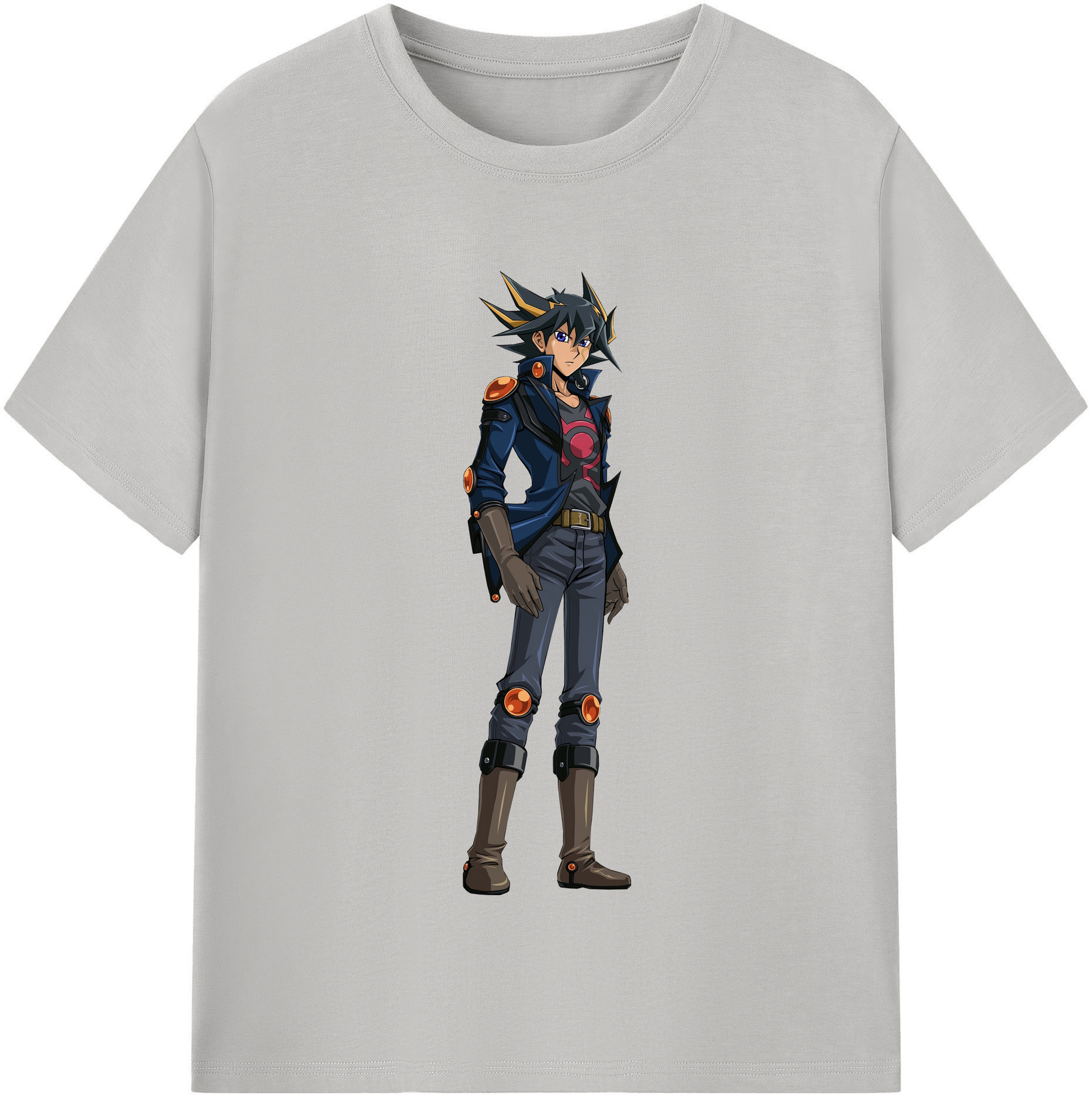 （画像用） 遊☆戯☆王 Yu-Gi-Oh! レディースカジュアルプリントTシャツ（綿100％）