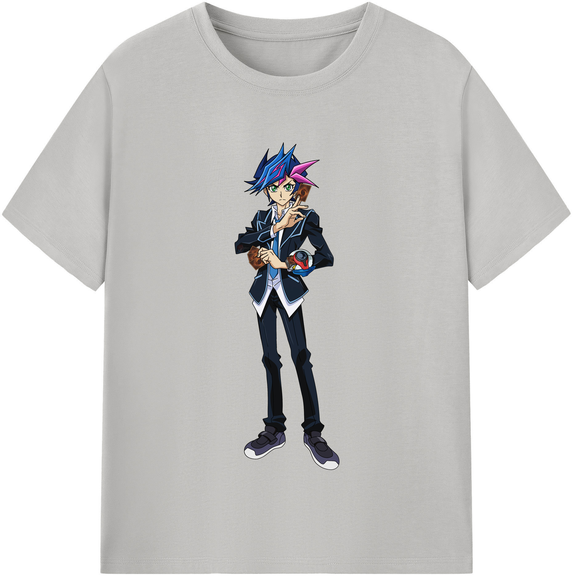 （画像用） 遊☆戯☆王 Yu-Gi-Oh! レディースカジュアルプリントTシャツ（綿100％）