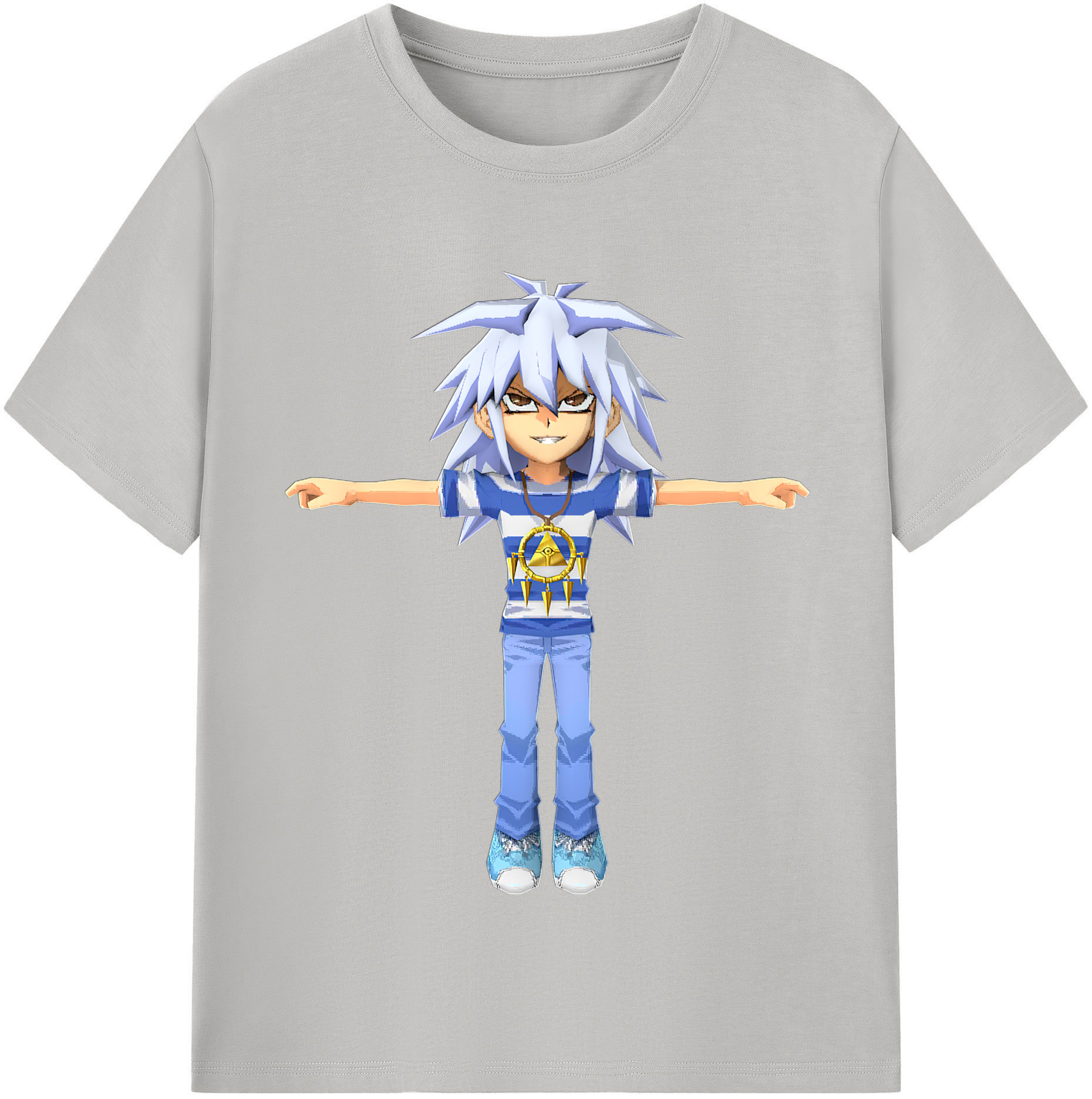 （画像用） 遊☆戯☆王 Yu-Gi-Oh! レディースカジュアルプリントTシャツ（綿100％）