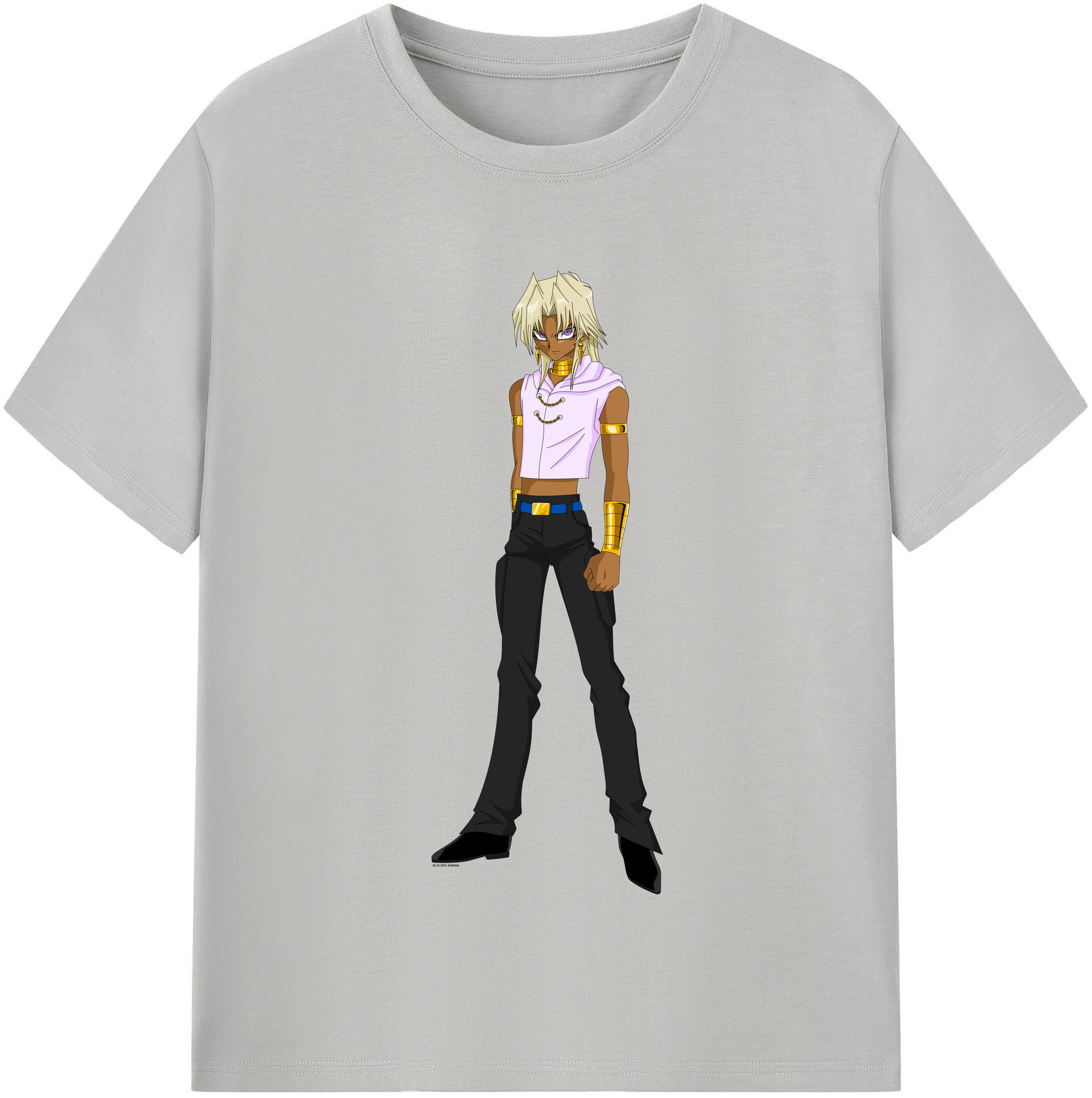 （画像用） 遊☆戯☆王 Yu-Gi-Oh! レディースカジュアルプリントTシャツ（綿100％）