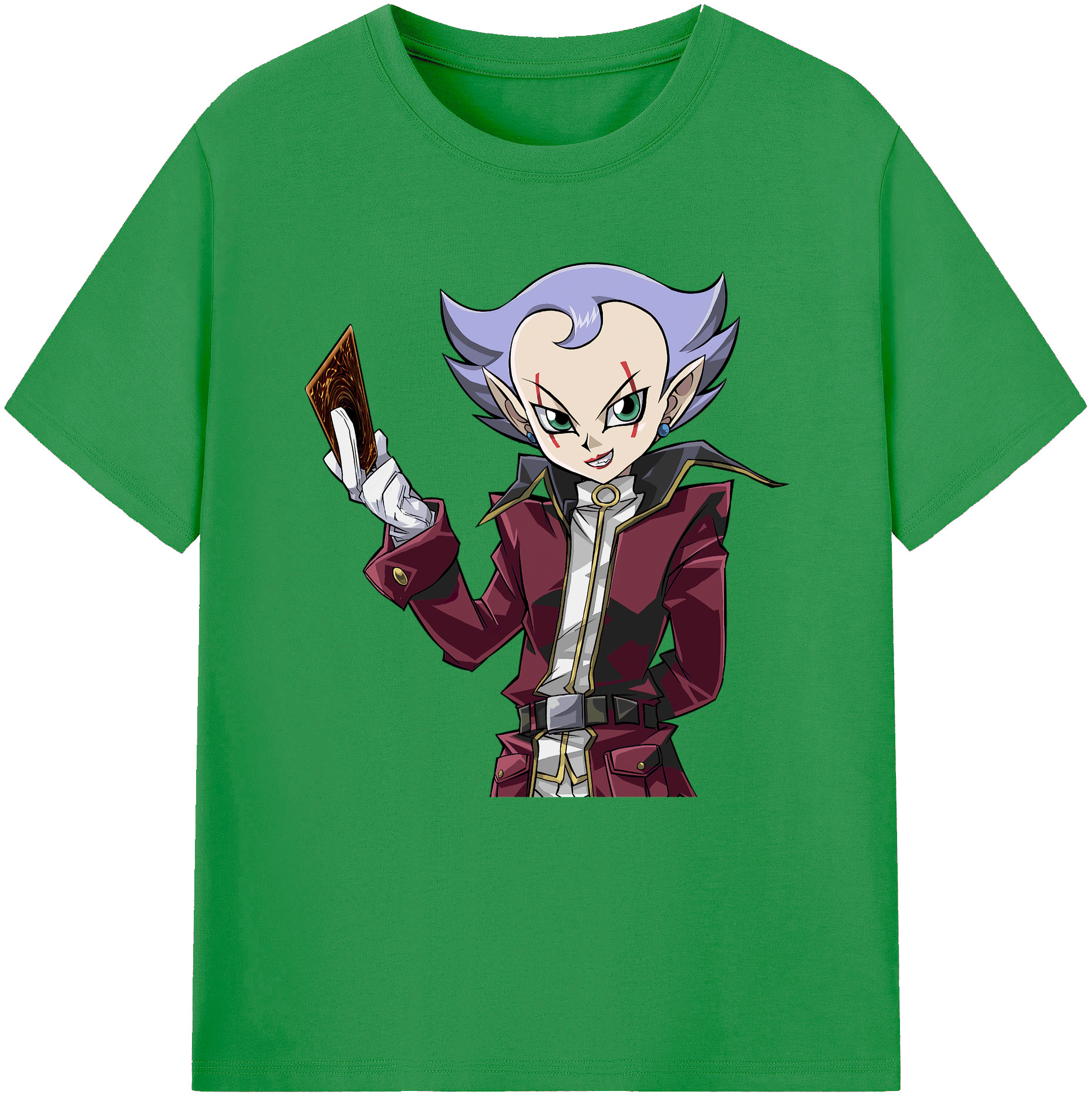 （画像用） 遊☆戯☆王 Yu-Gi-Oh! レディースカジュアルプリントTシャツ（綿100％）