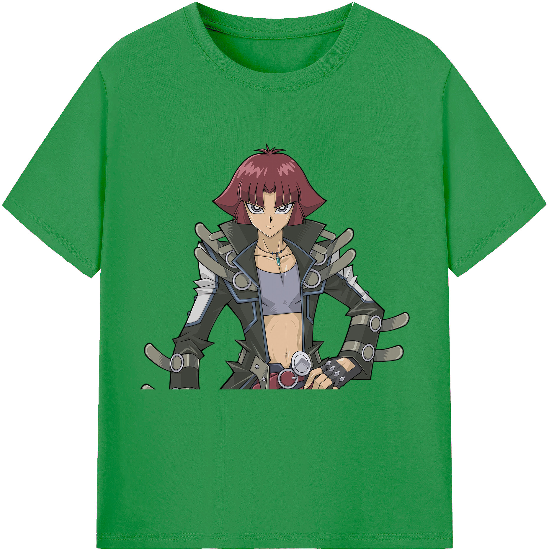 （画像用） 遊☆戯☆王 Yu-Gi-Oh! レディースカジュアルプリントTシャツ（綿100％）