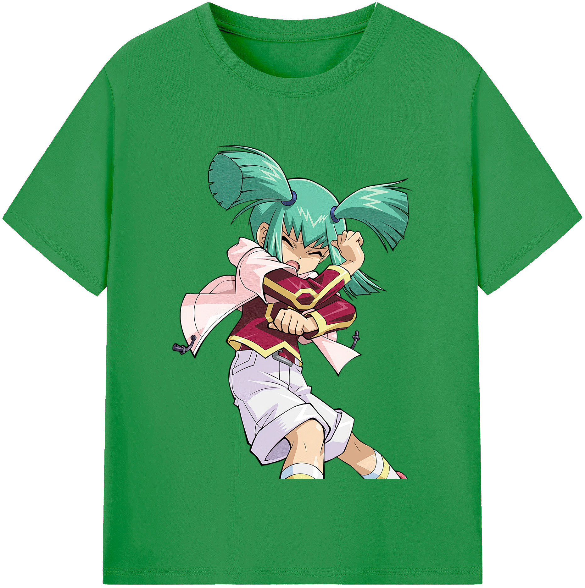 （画像用） 遊☆戯☆王 Yu-Gi-Oh! レディースカジュアルプリントTシャツ（綿100％）