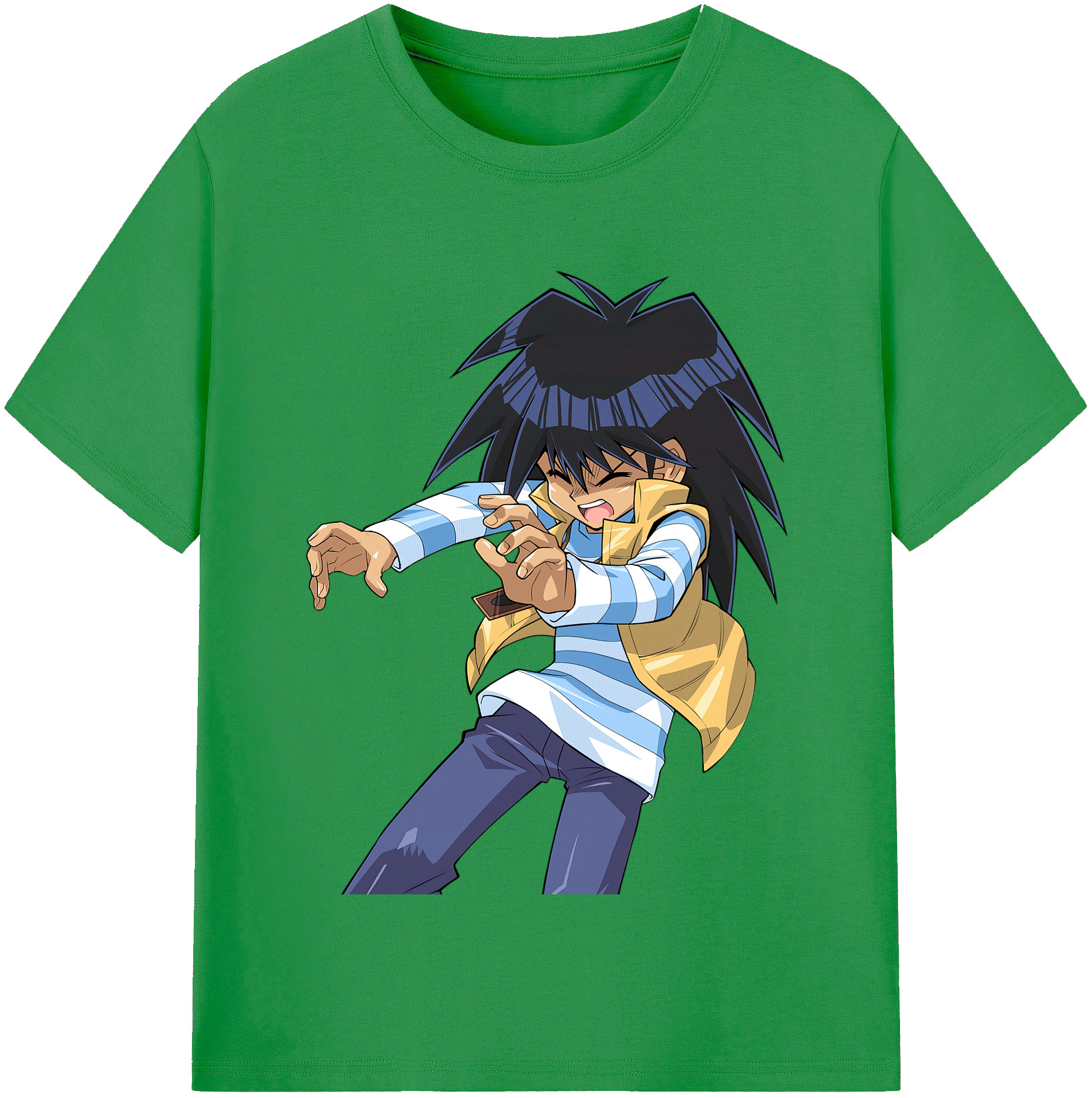（画像用） 遊☆戯☆王 Yu-Gi-Oh! レディースカジュアルプリントTシャツ（綿100％）
