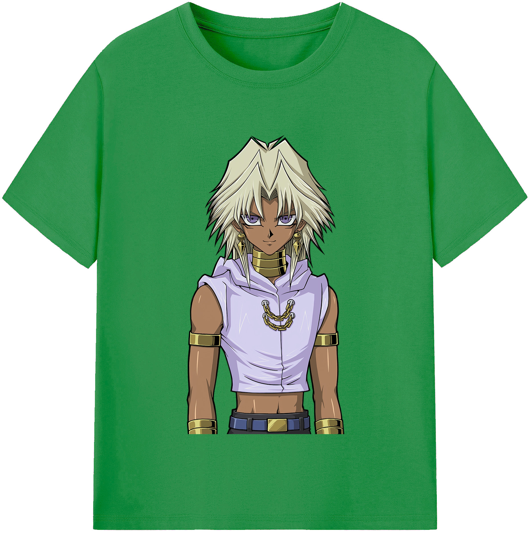 （画像用） 遊☆戯☆王 Yu-Gi-Oh! レディースカジュアルプリントTシャツ（綿100％）