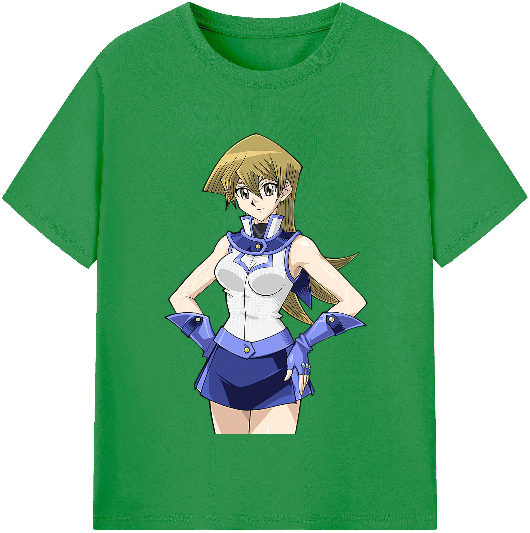（画像用） 遊☆戯☆王 Yu-Gi-Oh! レディースカジュアルプリントTシャツ（綿100％）