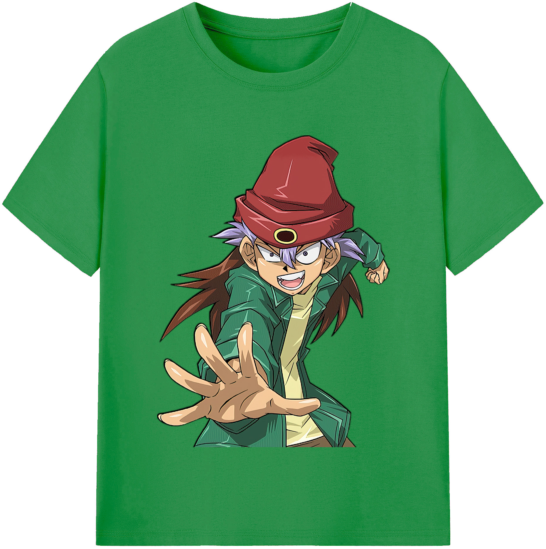 （画像用） 遊☆戯☆王 Yu-Gi-Oh! レディースカジュアルプリントTシャツ（綿100％）