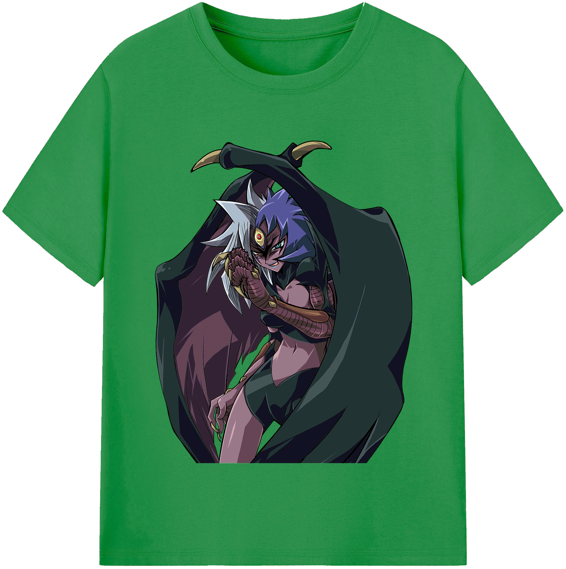 （画像用） 遊☆戯☆王 Yu-Gi-Oh! レディースカジュアルプリントTシャツ（綿100％）