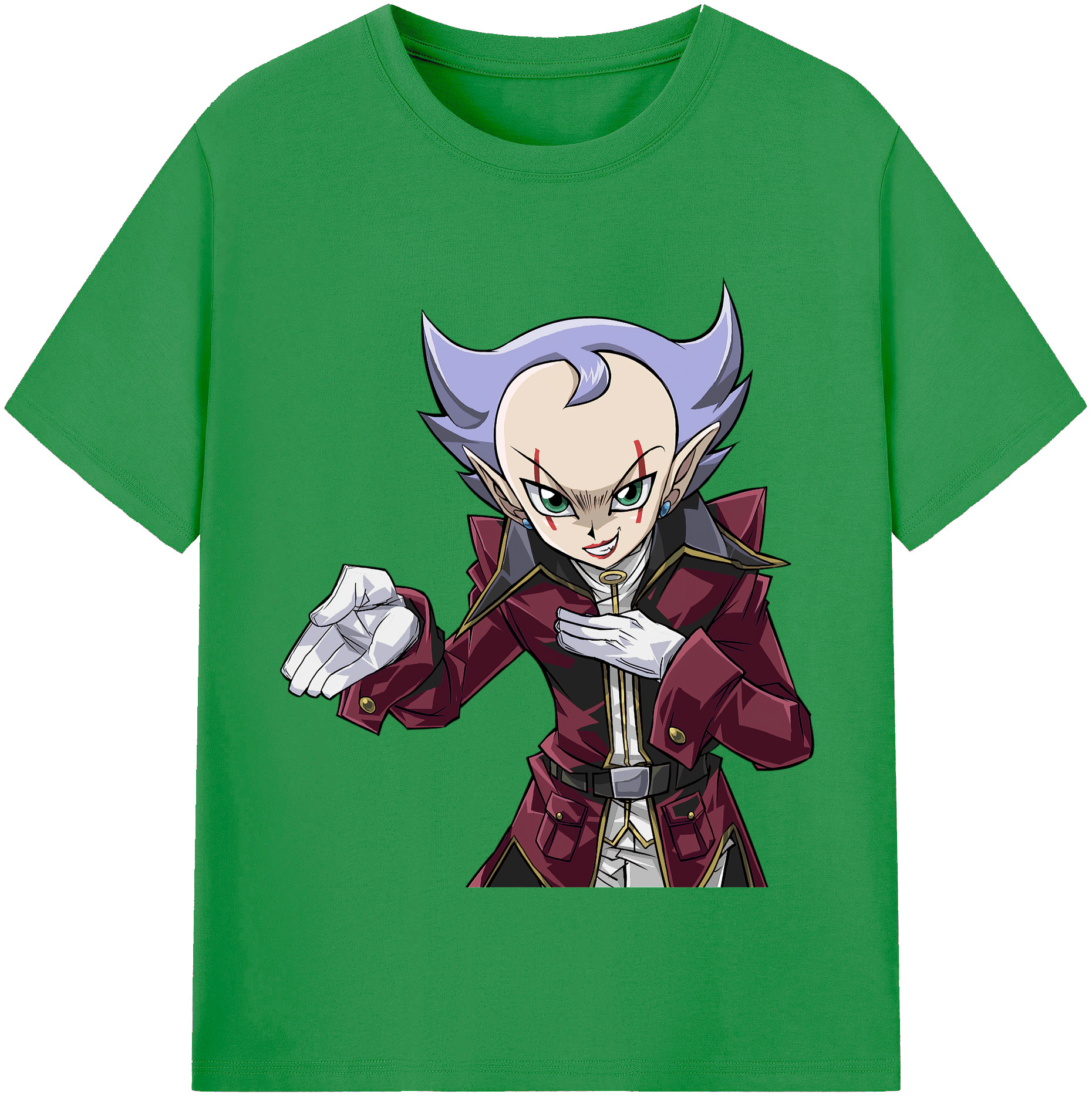 （画像用） 遊☆戯☆王 Yu-Gi-Oh! レディースカジュアルプリントTシャツ（綿100％）