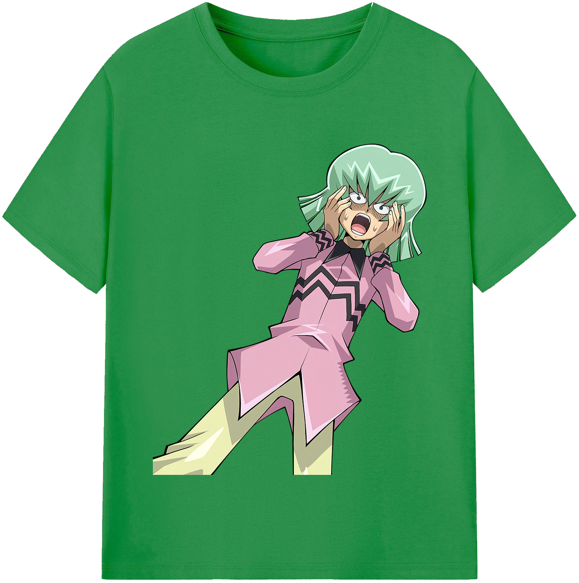 （画像用） 遊☆戯☆王 Yu-Gi-Oh! レディースカジュアルプリントTシャツ（綿100％）