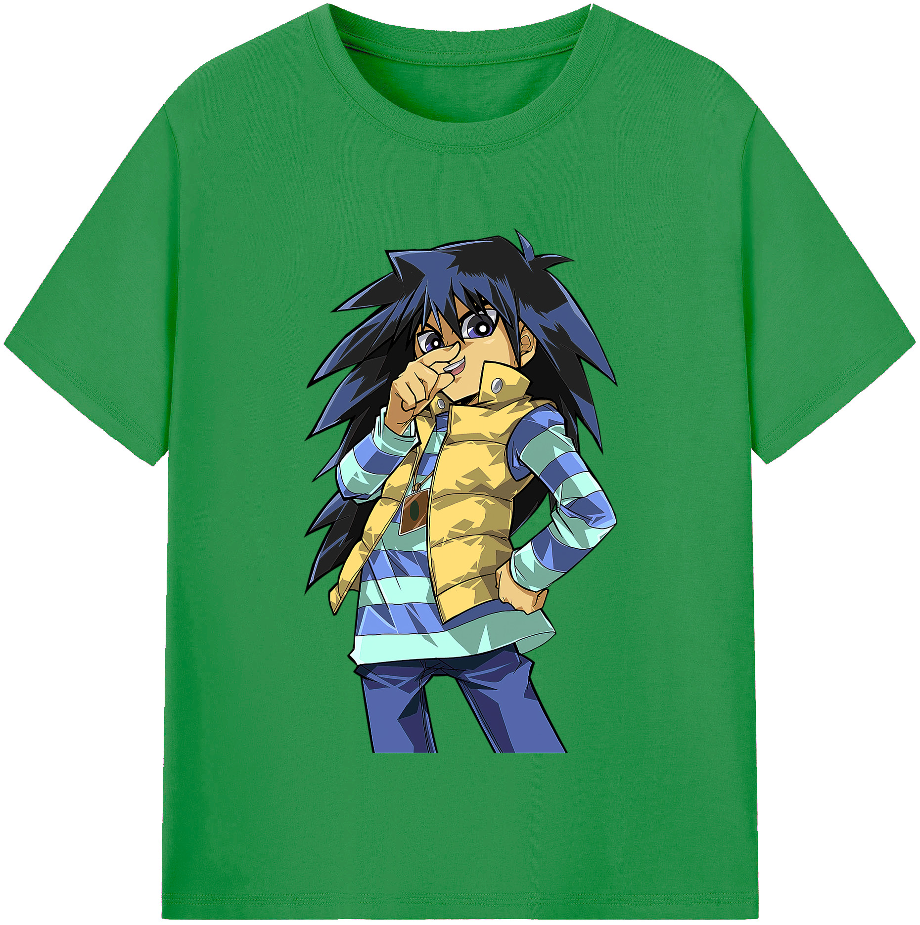 （画像用） 遊☆戯☆王 Yu-Gi-Oh! レディースカジュアルプリントTシャツ（綿100％）