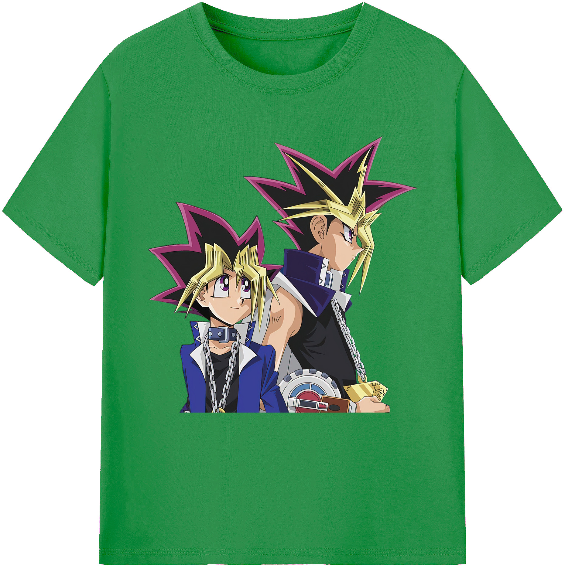 （画像用） 遊☆戯☆王 Yu-Gi-Oh! レディースカジュアルプリントTシャツ（綿100％）