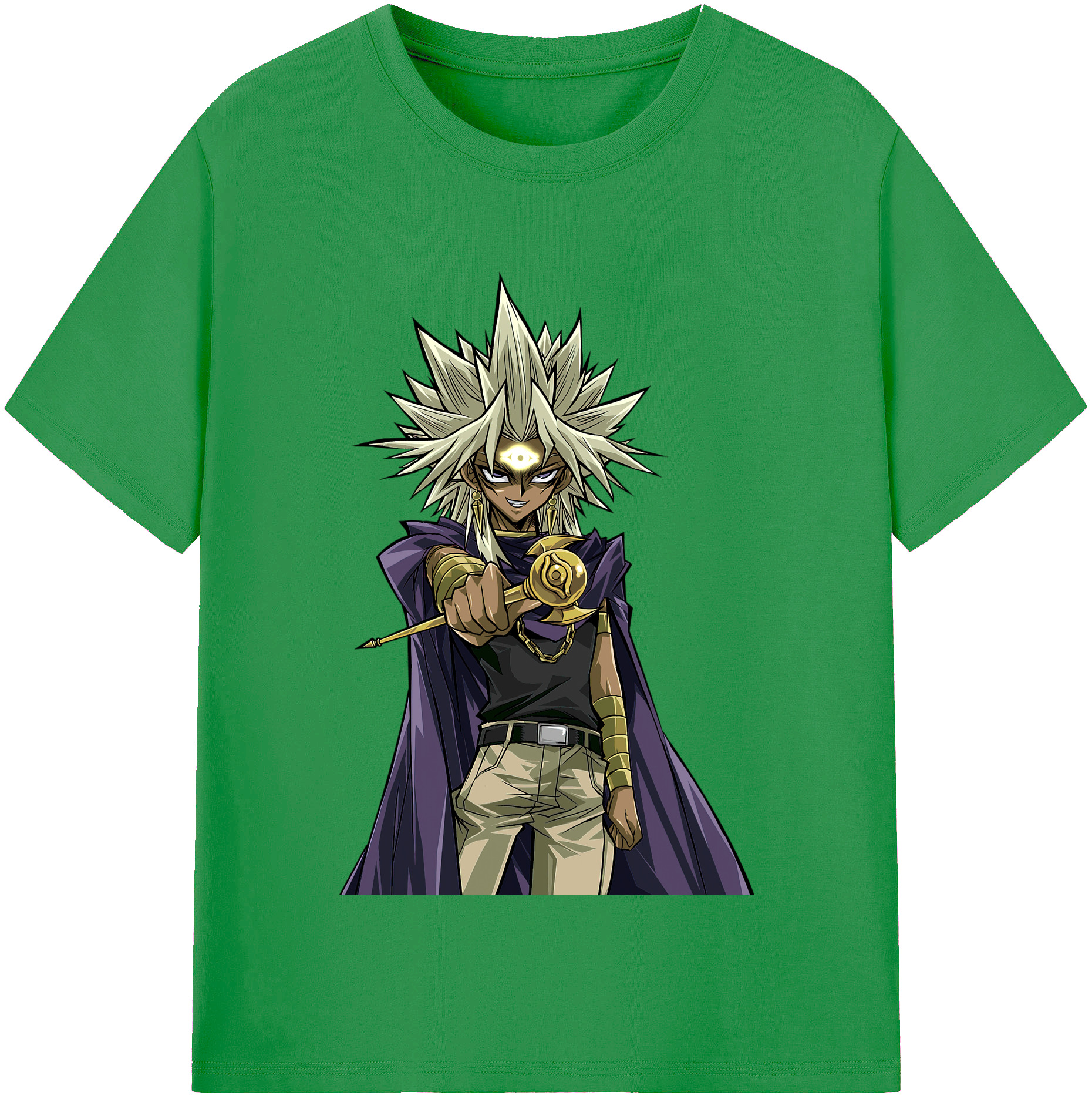 （画像用） 遊☆戯☆王 Yu-Gi-Oh! レディースカジュアルプリントTシャツ（綿100％）