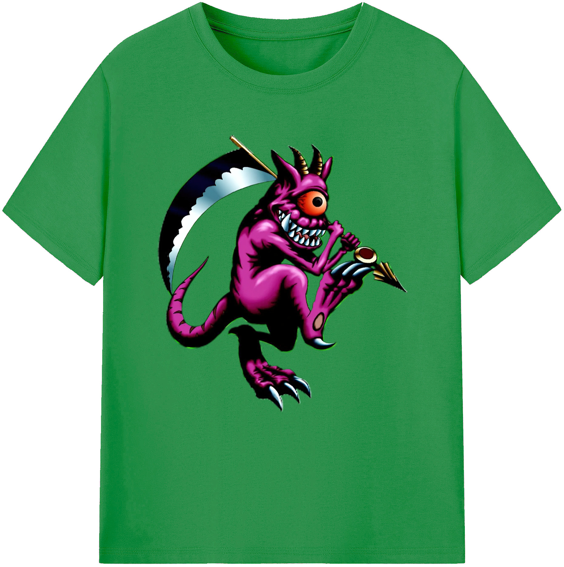 （画像用） 遊☆戯☆王 Yu-Gi-Oh! レディースカジュアルプリントTシャツ（綿100％）