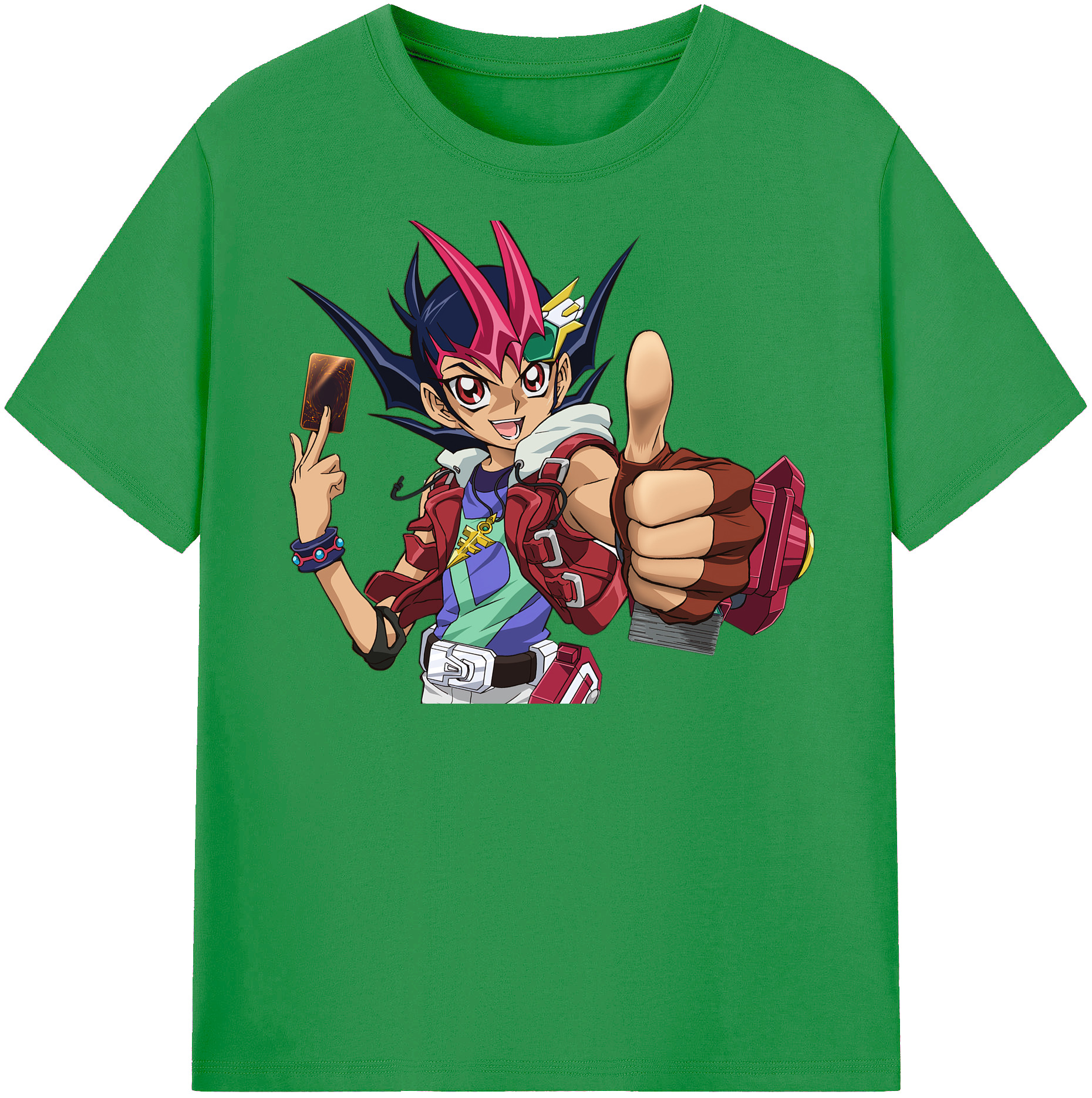 （画像用） 遊☆戯☆王 Yu-Gi-Oh! レディースカジュアルプリントTシャツ（綿100％）