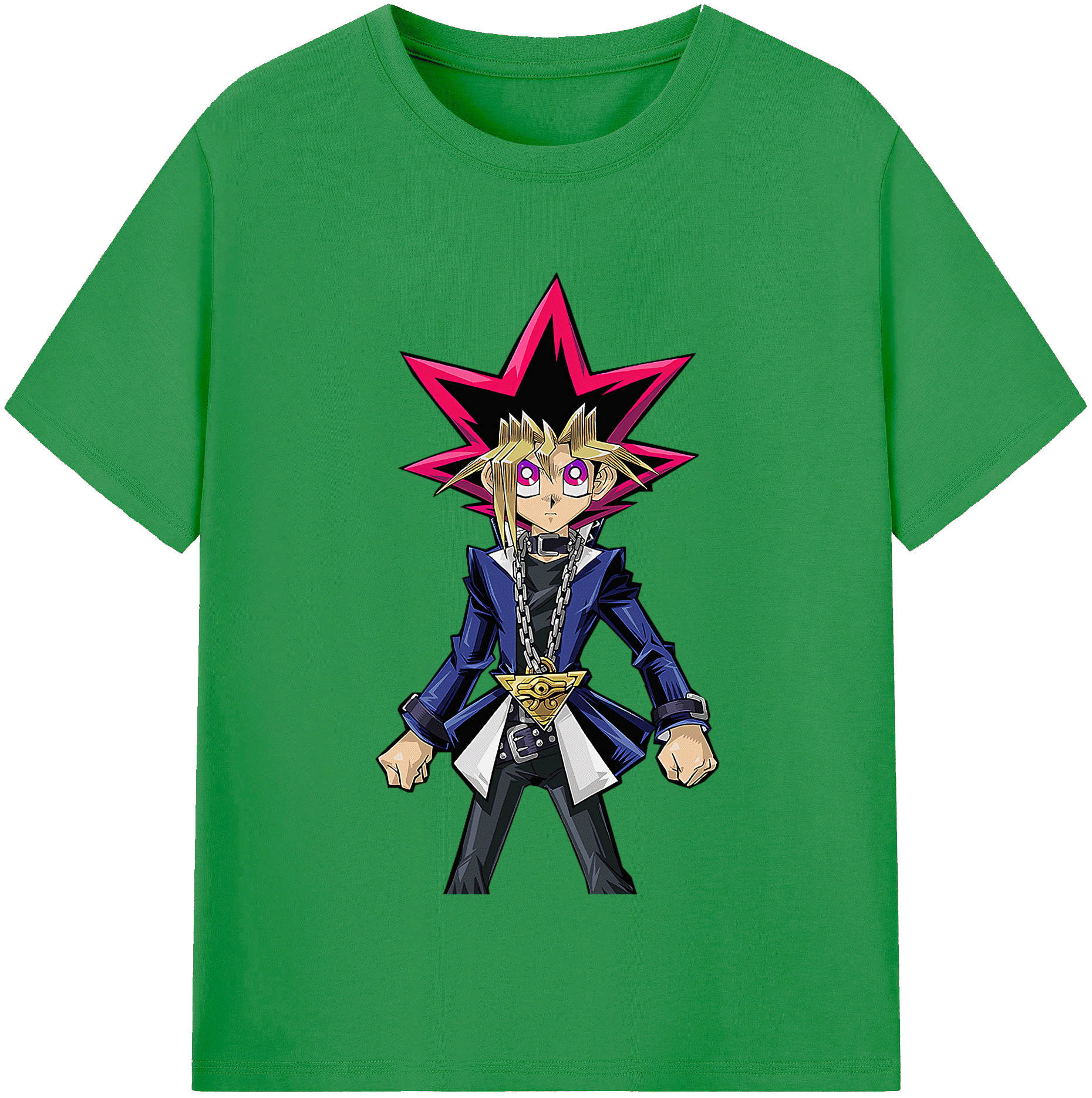 （画像用） 遊☆戯☆王 Yu-Gi-Oh! レディースカジュアルプリントTシャツ（綿100％）